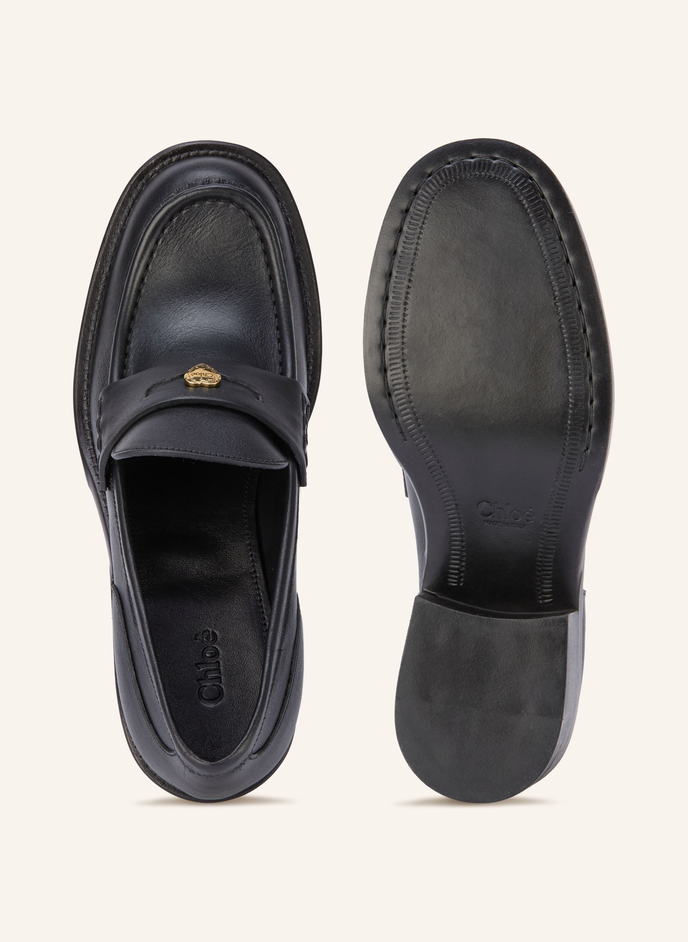 Chloé Penny mokasíny DAKOTA: 001 BLACK