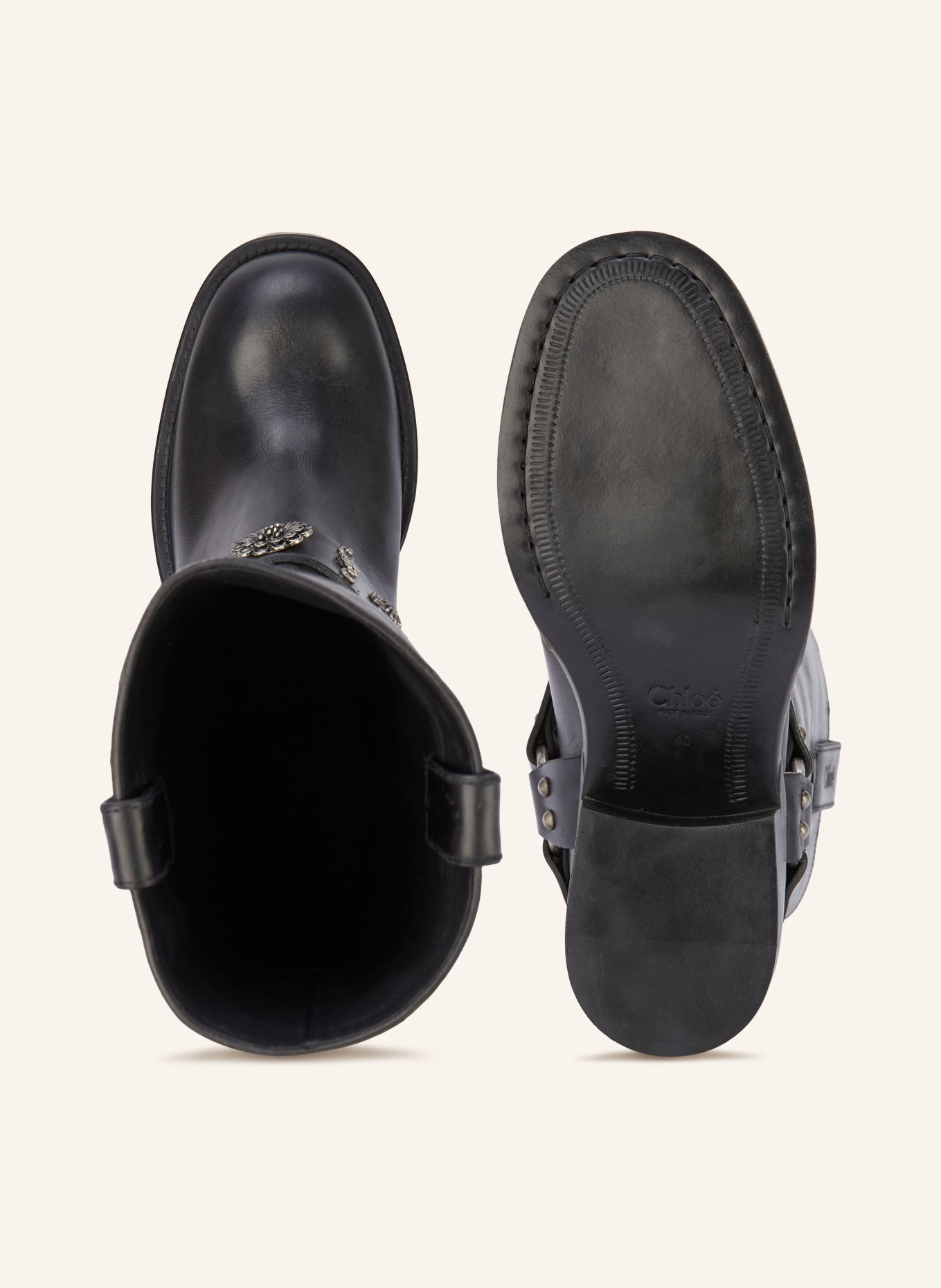 Chloé Stiefel DAKOTA: 001 BLACK