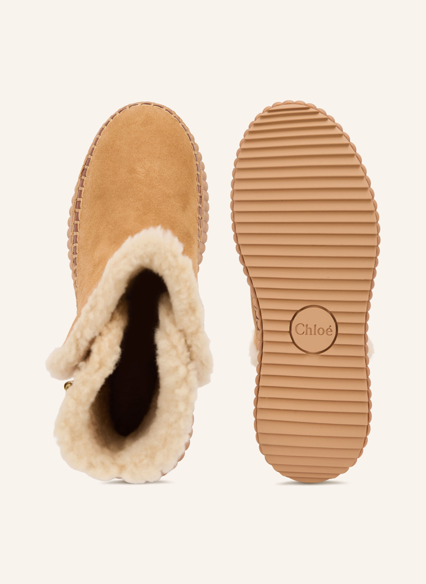 Chloé NAMA Platform Boots: 207 Pottery Brown