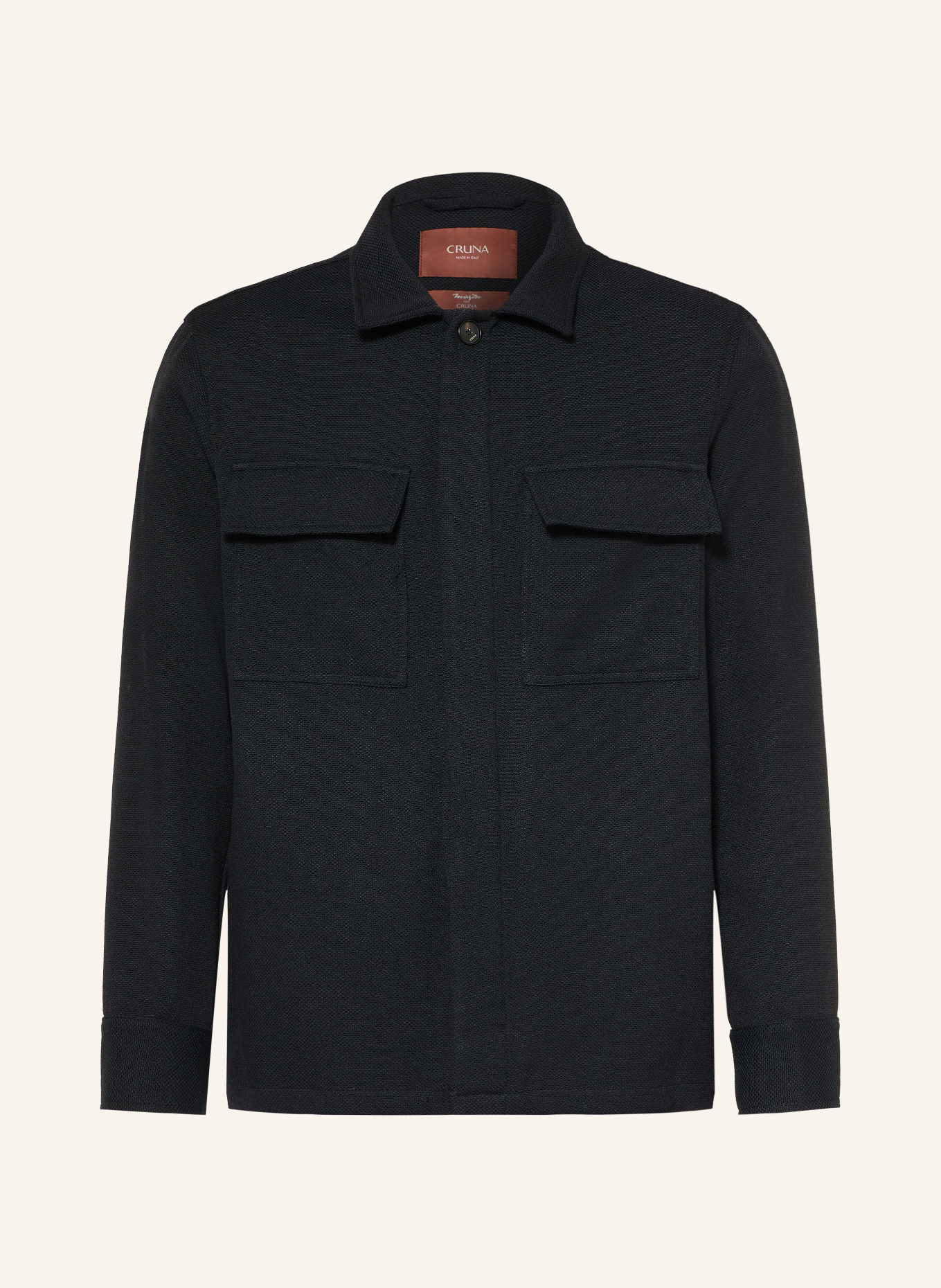 CRUNA Overjacket BRUGES: DONKERBLAUW