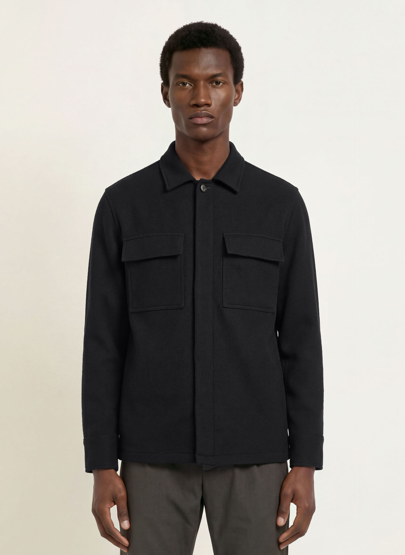 CRUNA Overjacket BRUGES: DONKERBLAUW