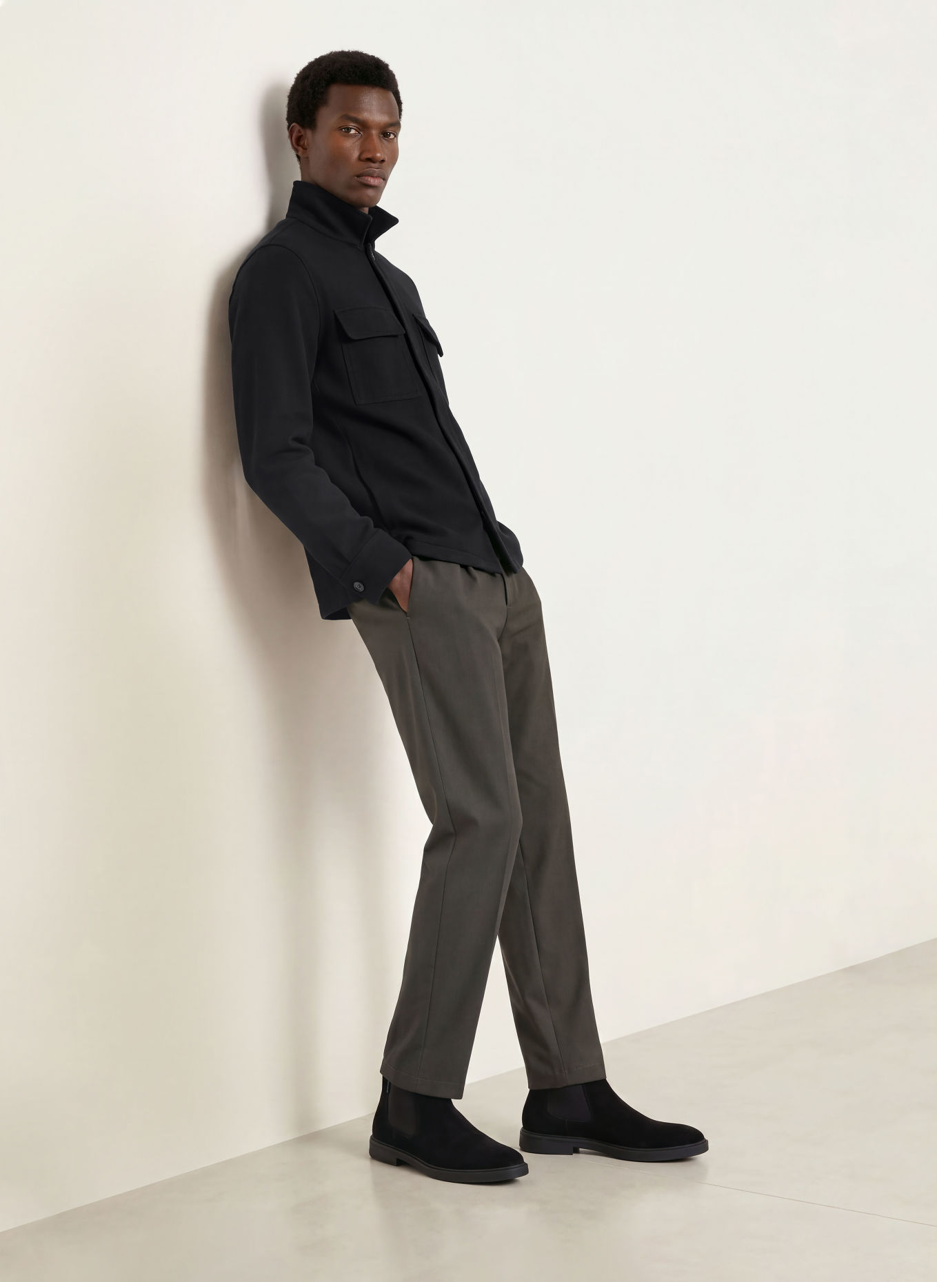 CRUNA Overjacket BRUGES: DONKERBLAUW