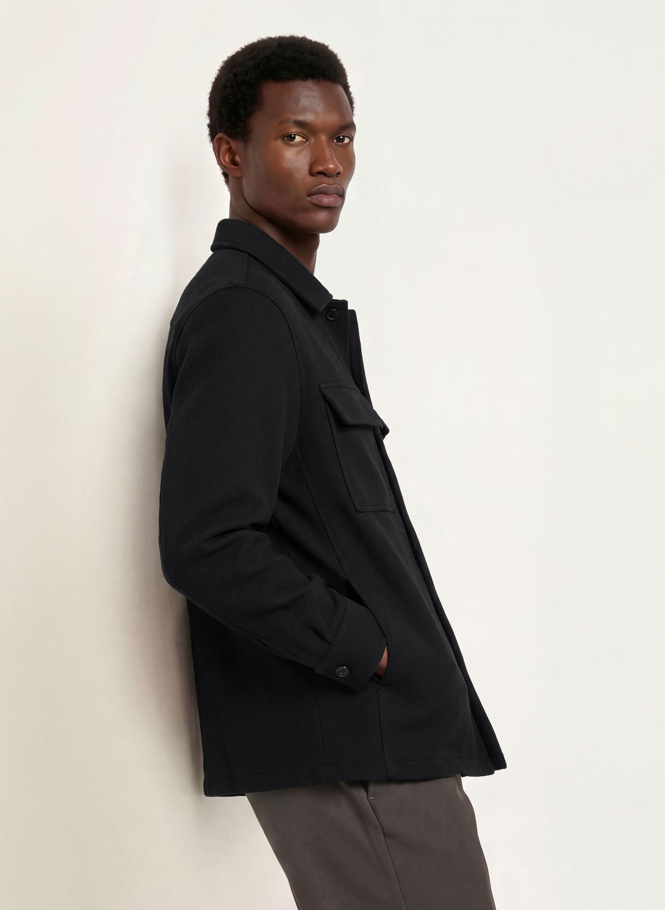 CRUNA Overjacket BRUGES: DONKERBLAUW