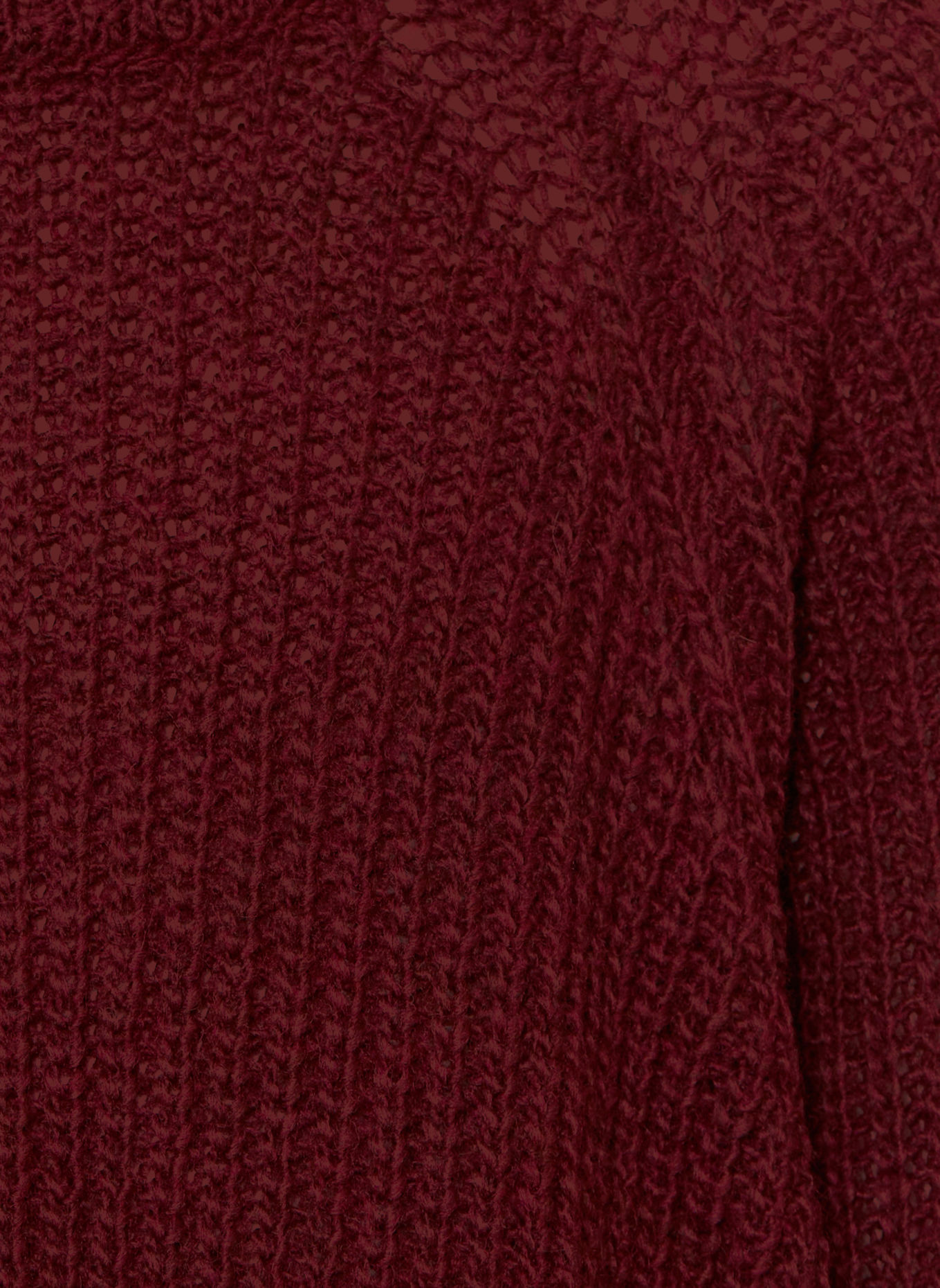American Vintage Pullover CYROW: DUNKELROT