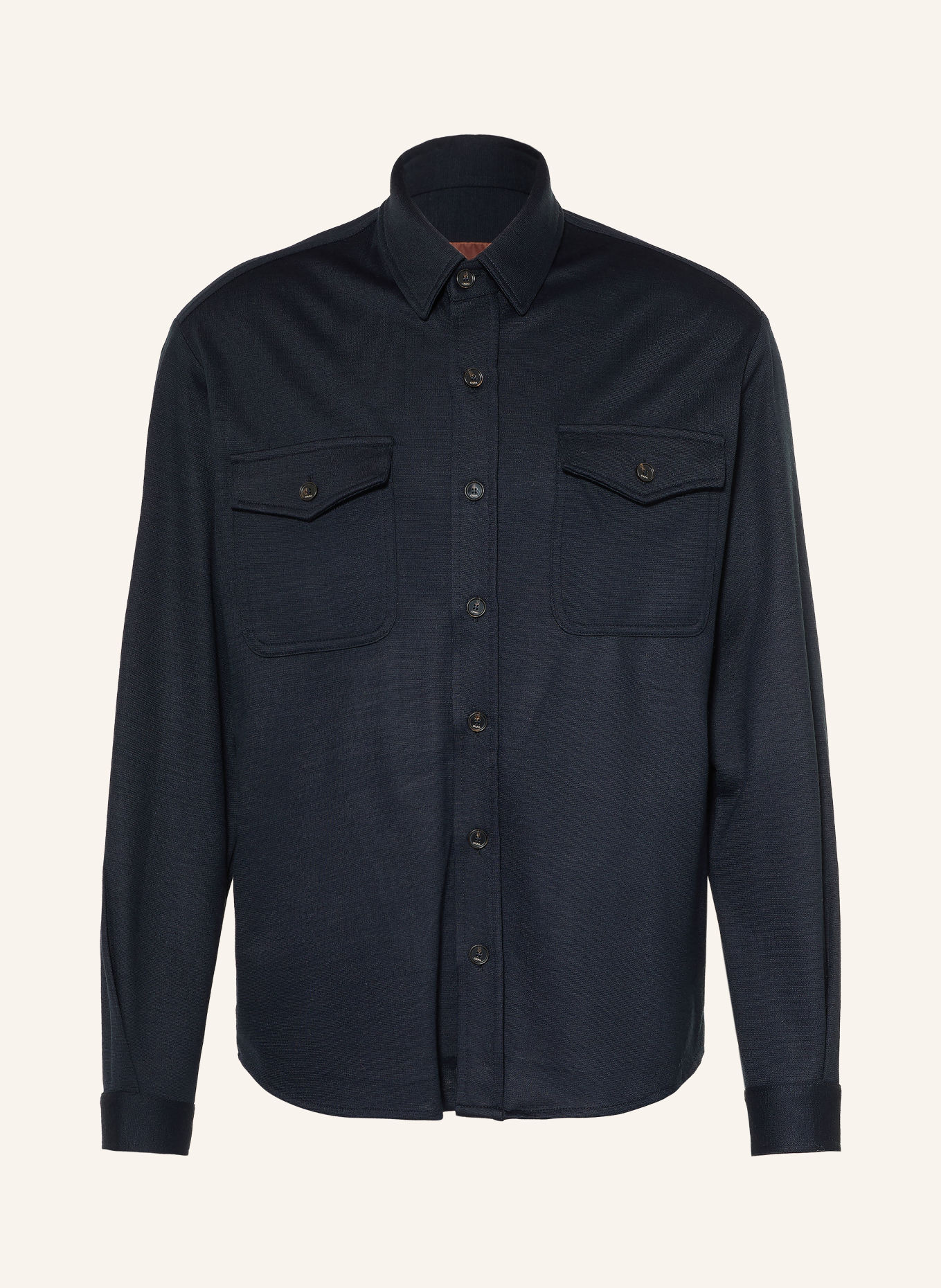 CRUNA Jersey-Overjacket SAKA: DONKERBLAUW