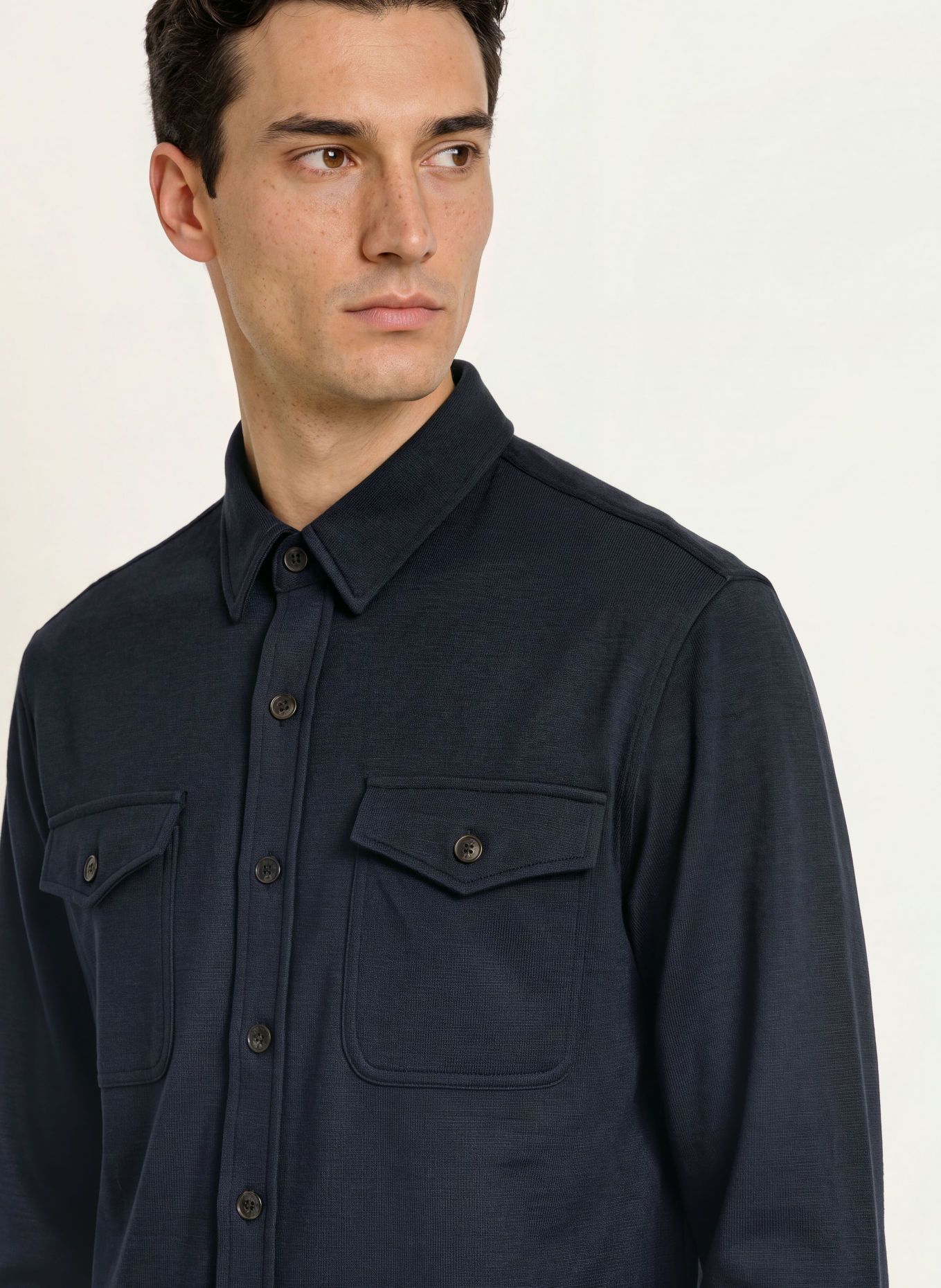 CRUNA Jersey-Overjacket SAKA: DONKERBLAUW