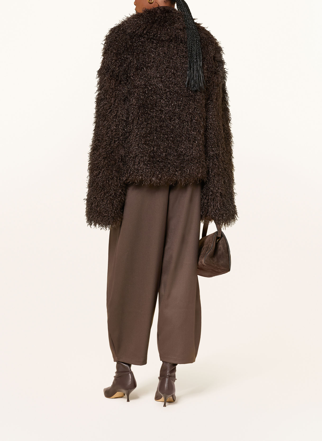Source Unknown MIKA Trousers: DARK BROWN