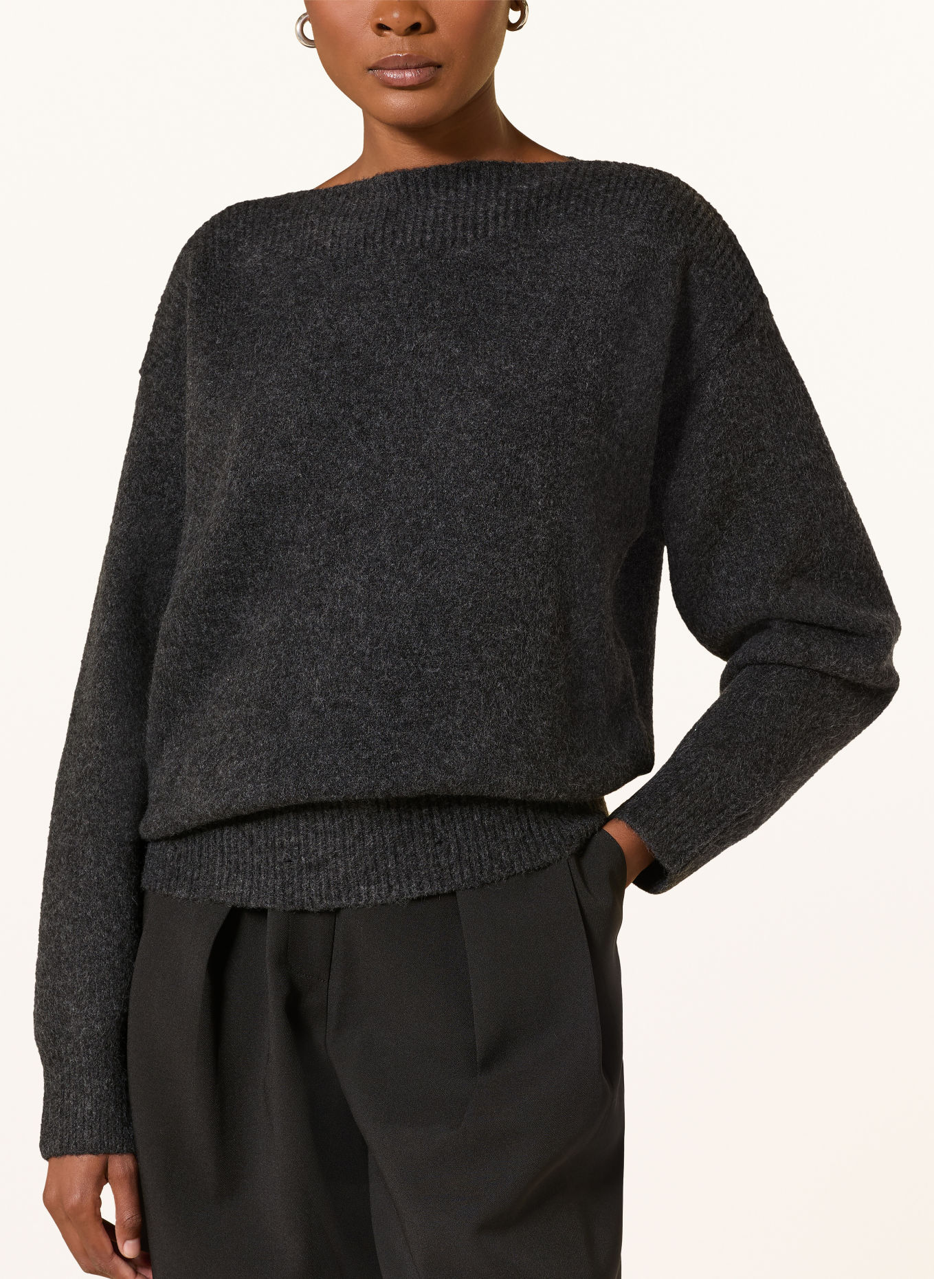 Source Unknown Pullover CORINTH: DUNKELGRAU