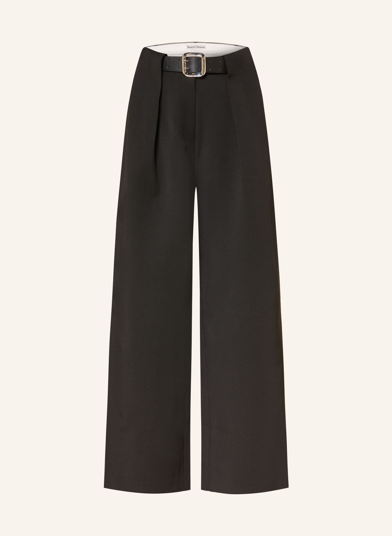 Source Unknown Wide-leg trousers MATTEO: BLACK