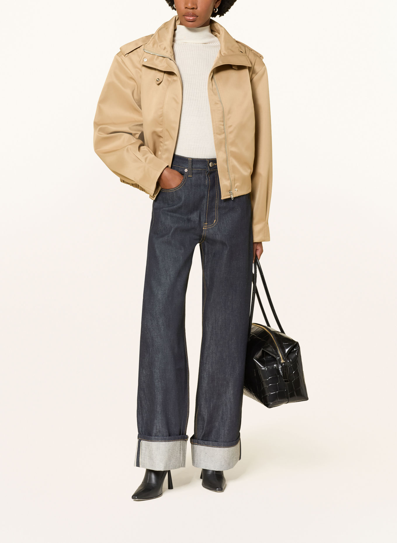 Source Unknown Wide Leg Jeans PIREO: BL BLUE