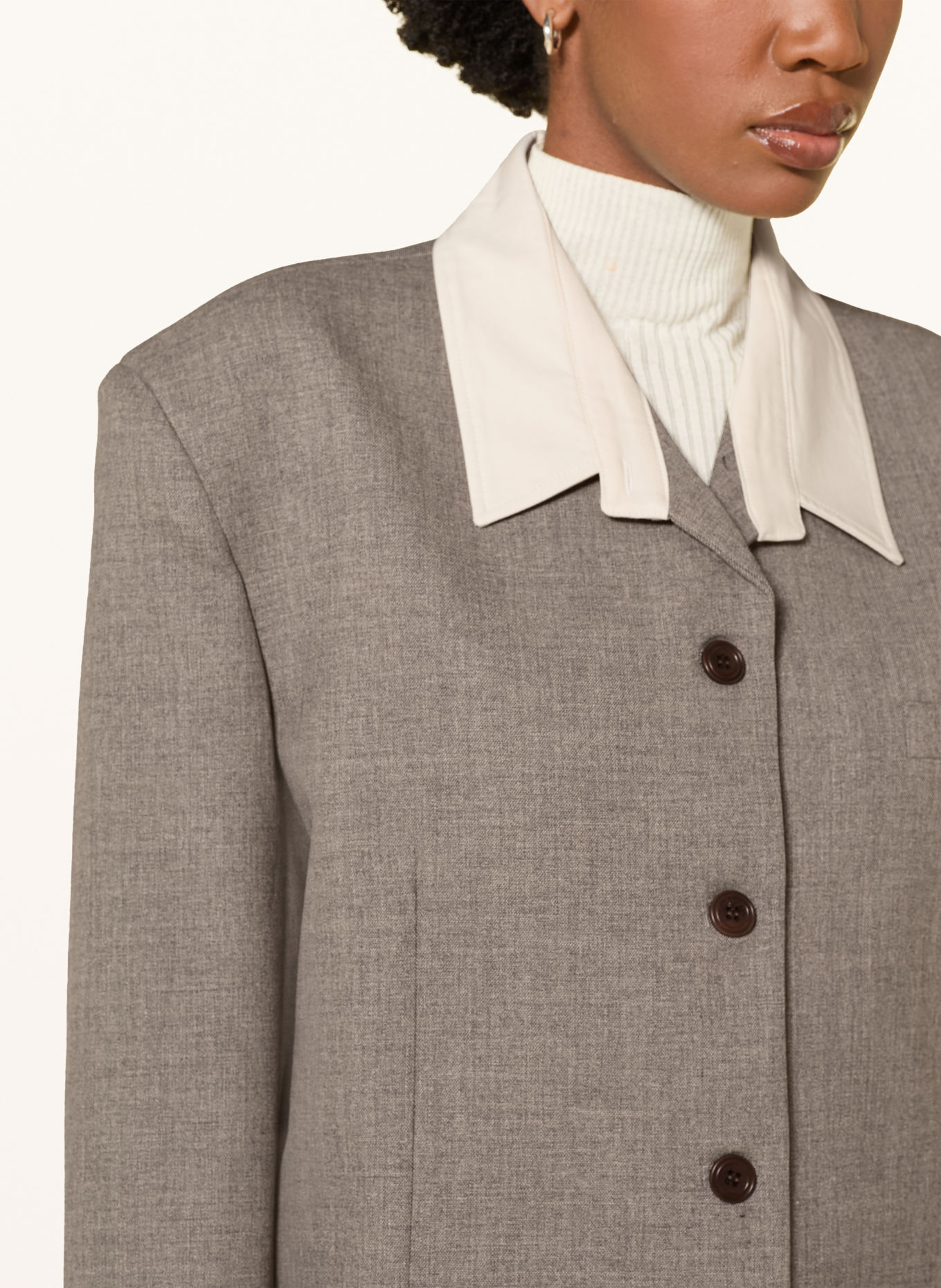 Source Unknown Blazer: GRAY / WHITE