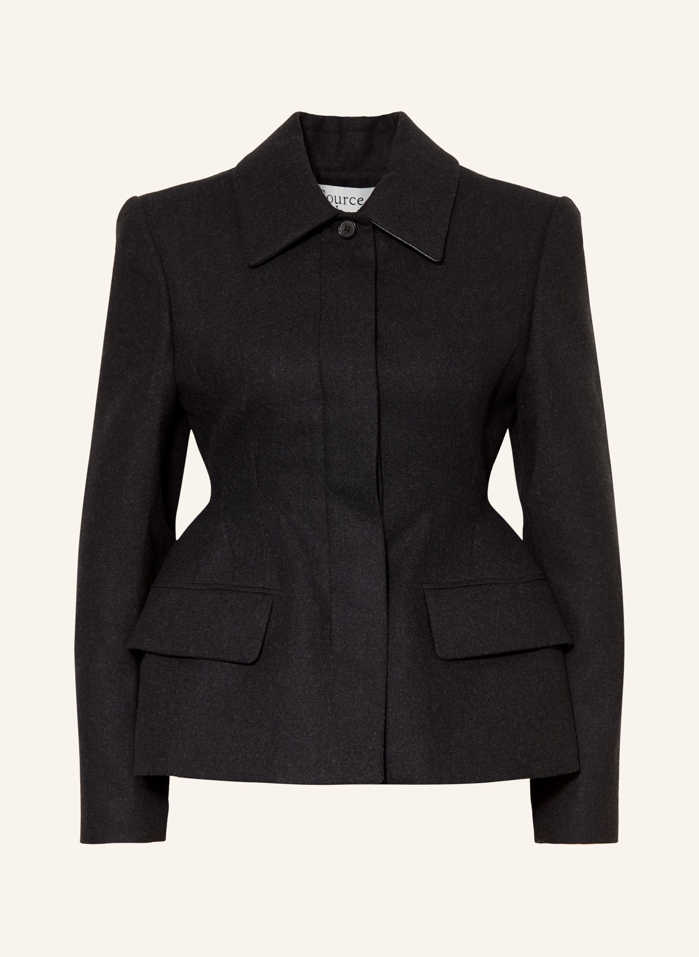 Source Unknown Blazer TERZO: SCHWARZ
