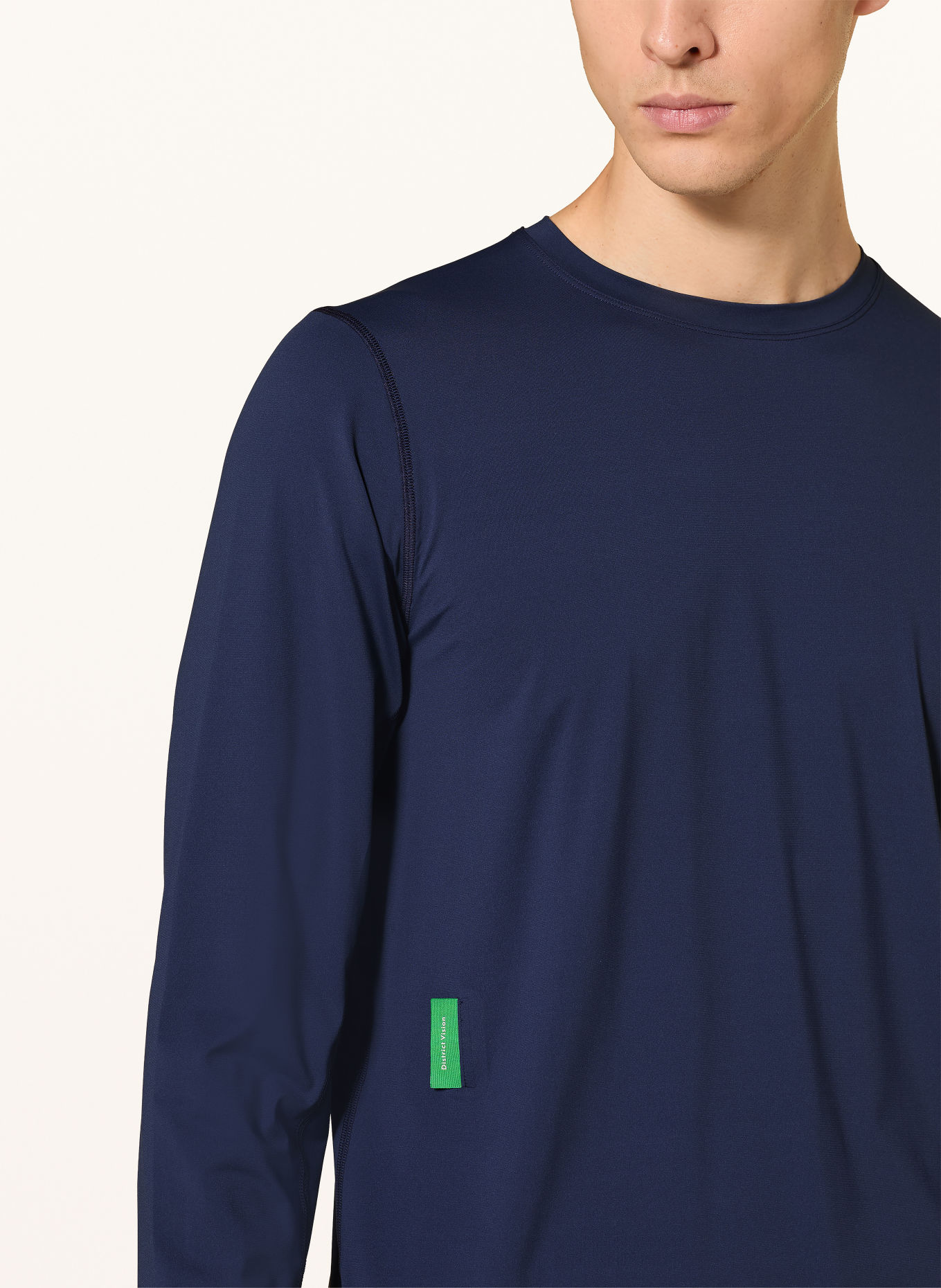 District Vision Tricou funcțional ULTRALIGHT ALOE: ALBASTRU ÎNCHIS