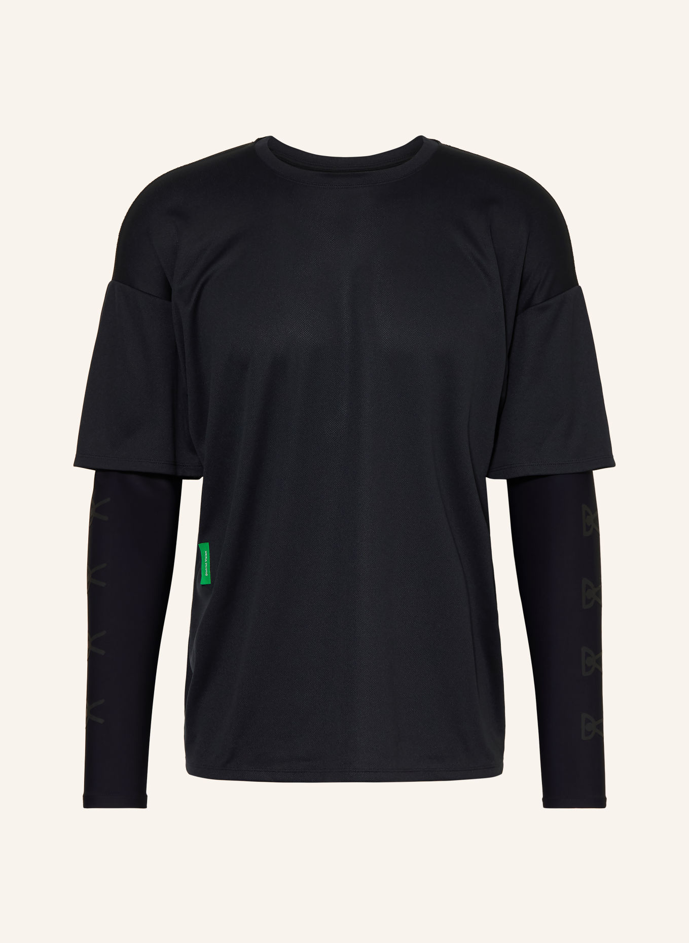 District Vision Trainingsshirt BOXY COMPRESSION: ZWART