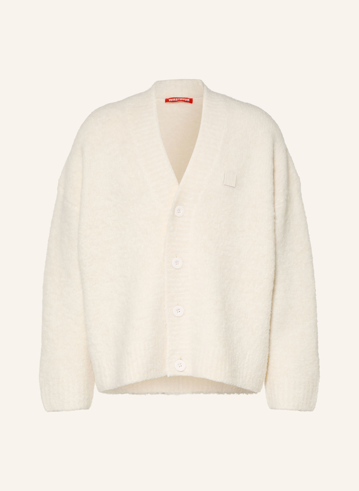 WRSTBHVR RASO V2 Cardigan: CREAM