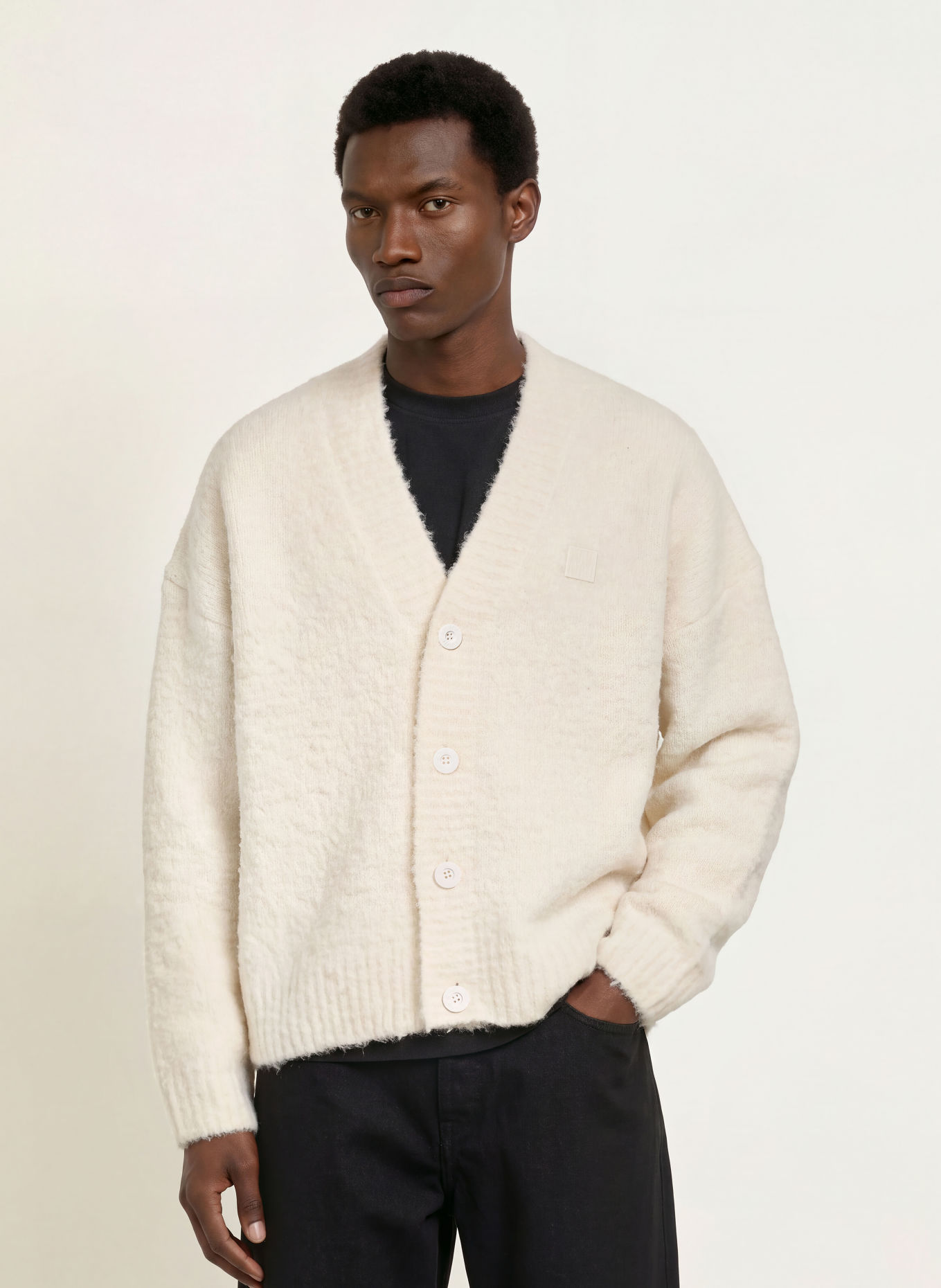 WRSTBHVR RASO V2 Cardigan: CREAM