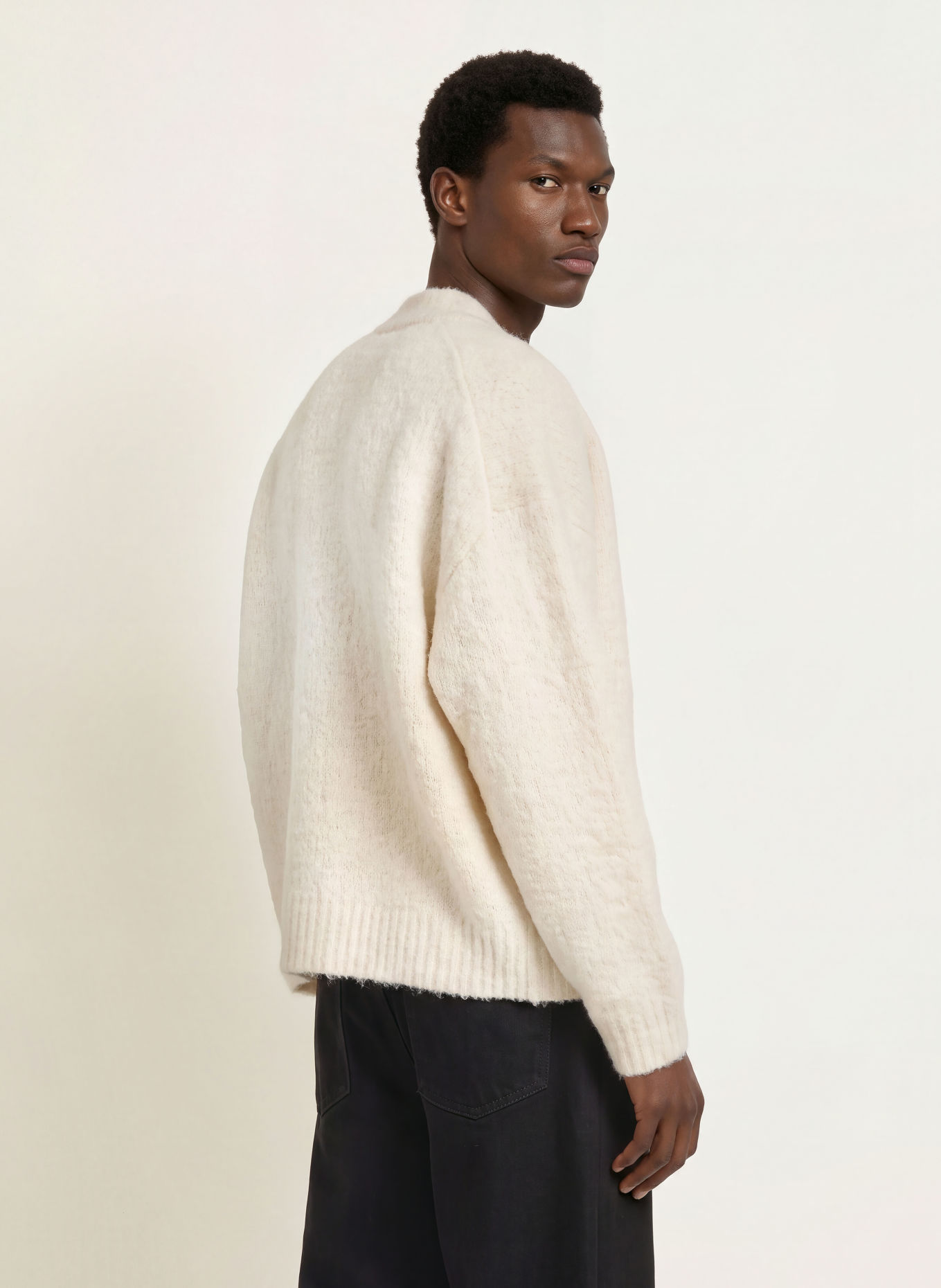 WRSTBHVR RASO V2 Cardigan: CREAM