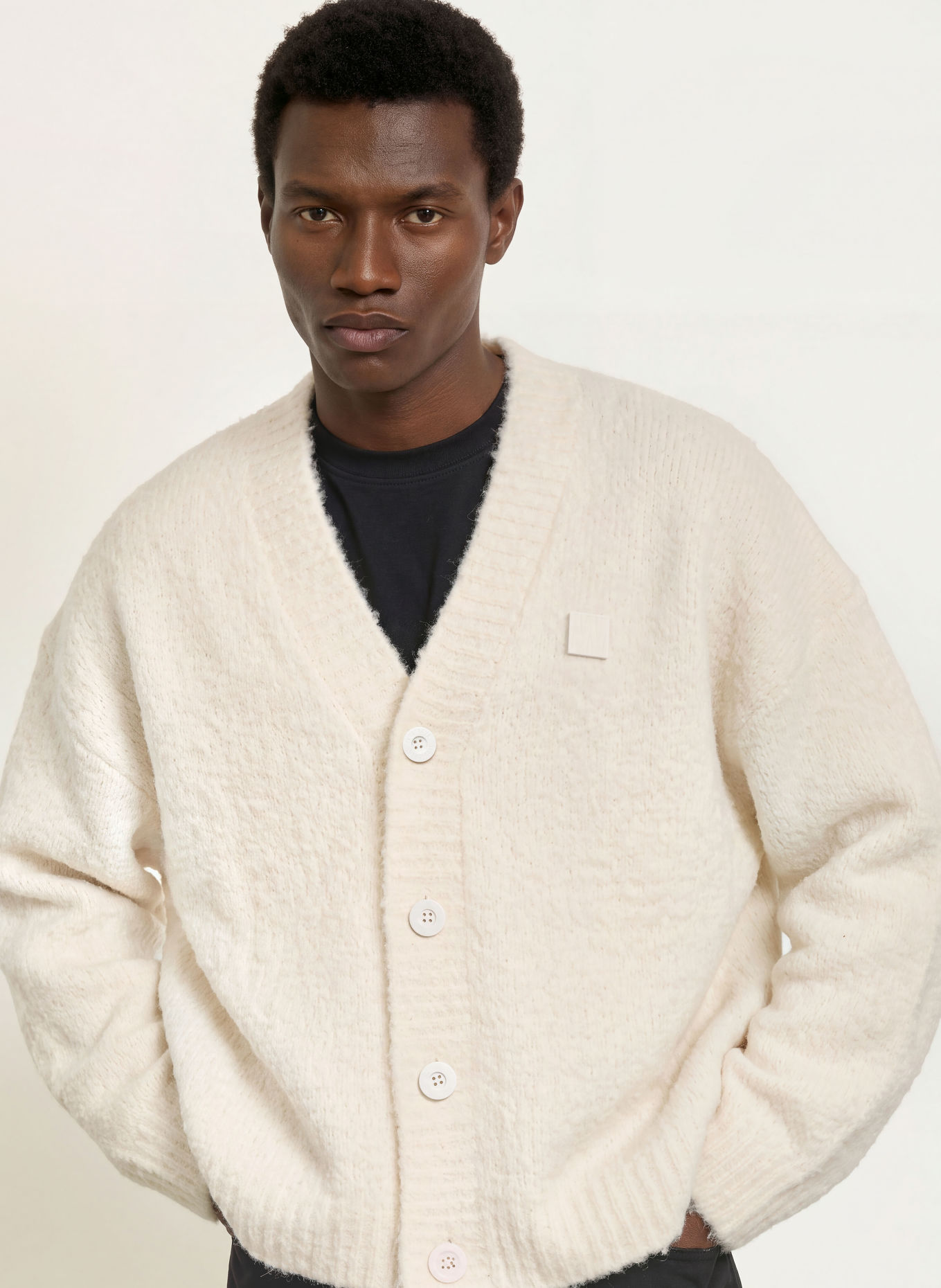 WRSTBHVR RASO V2 Cardigan: CREAM