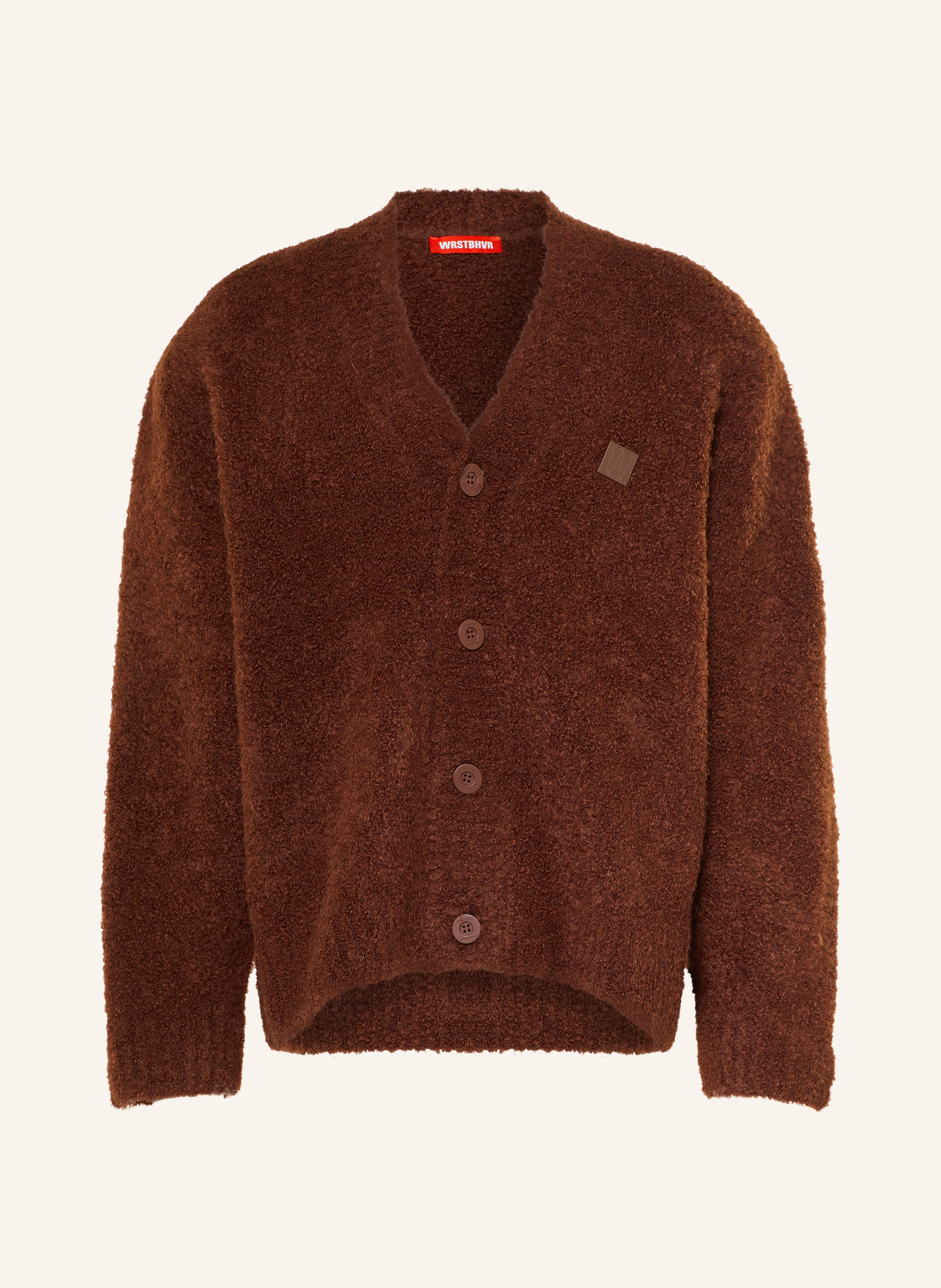 WRSTBHVR RASO V2 Cardigan: BROWN