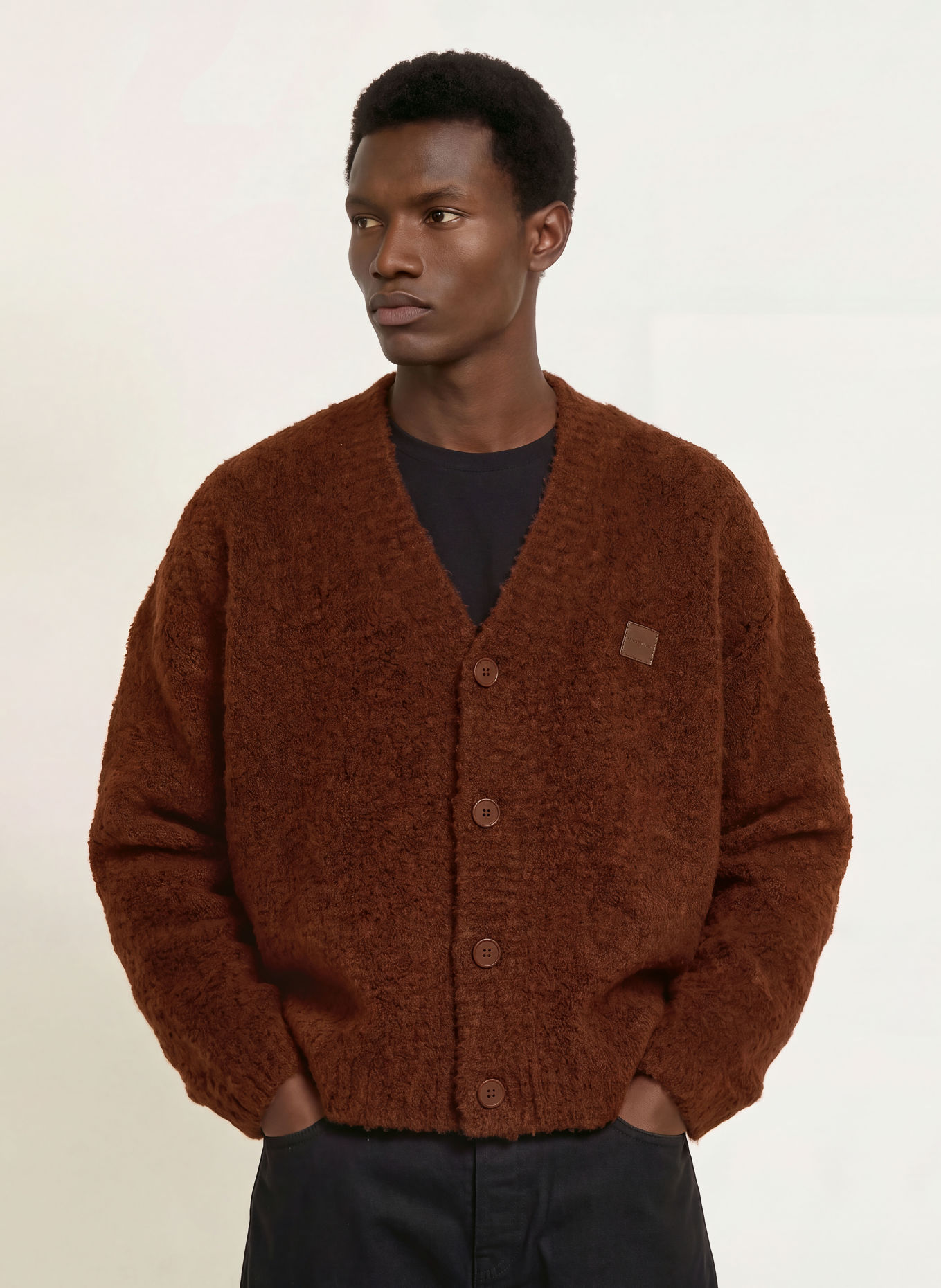 WRSTBHVR RASO V2 Cardigan: BROWN