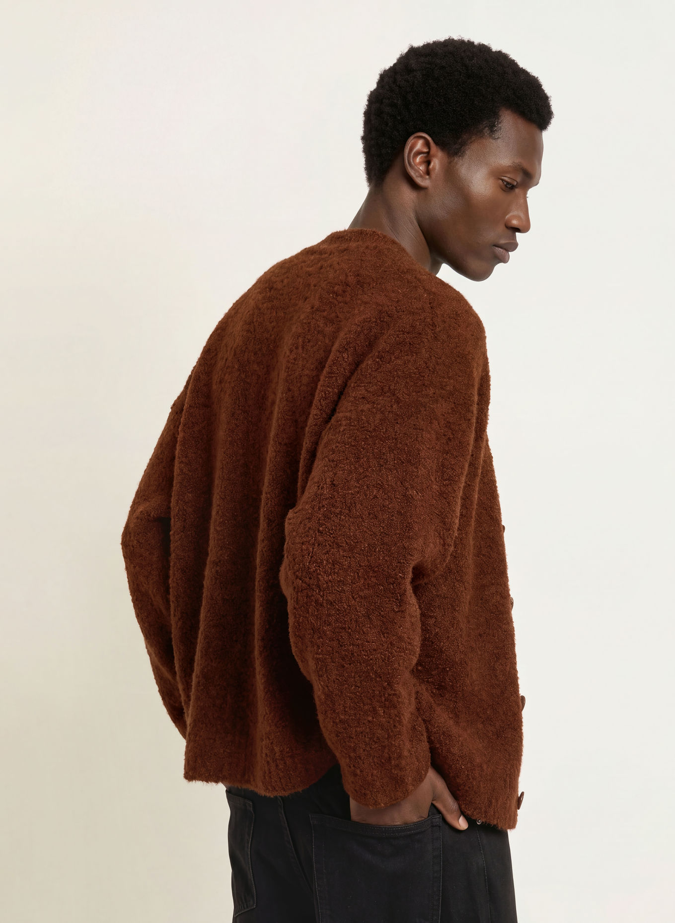 WRSTBHVR RASO V2 Cardigan: BROWN
