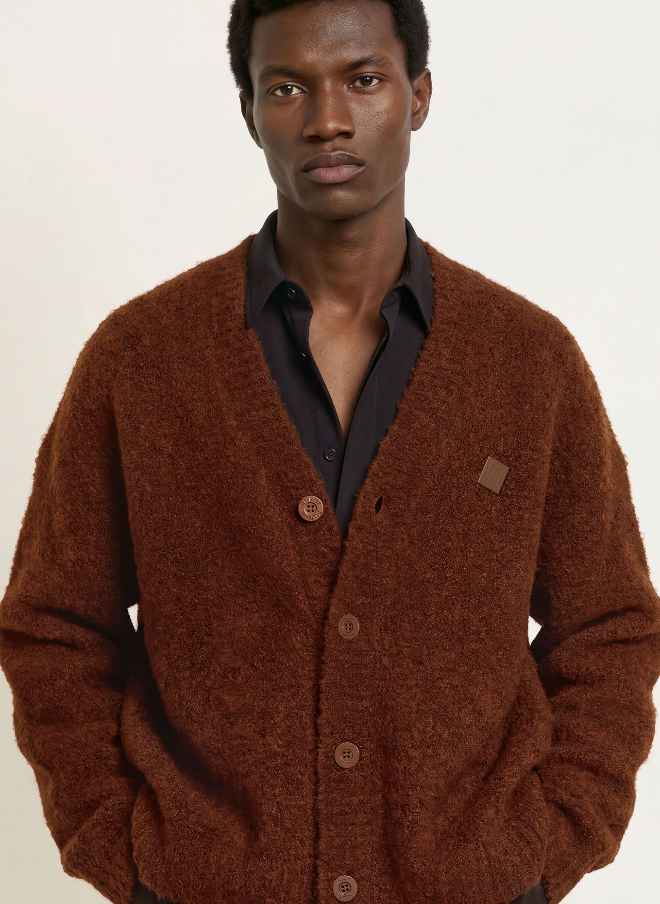 WRSTBHVR RASO V2 Cardigan: BROWN