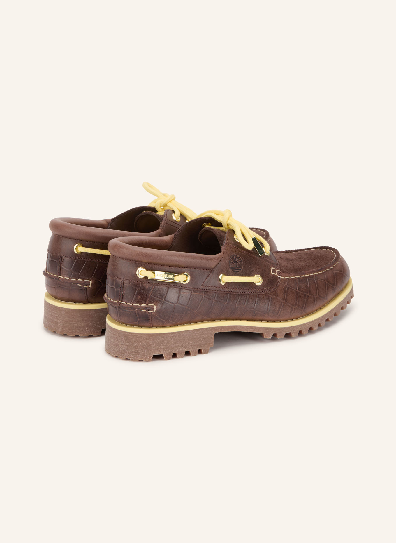 Timberland Pantofi de barcă: MARO ÎNCHIS / GALBEN