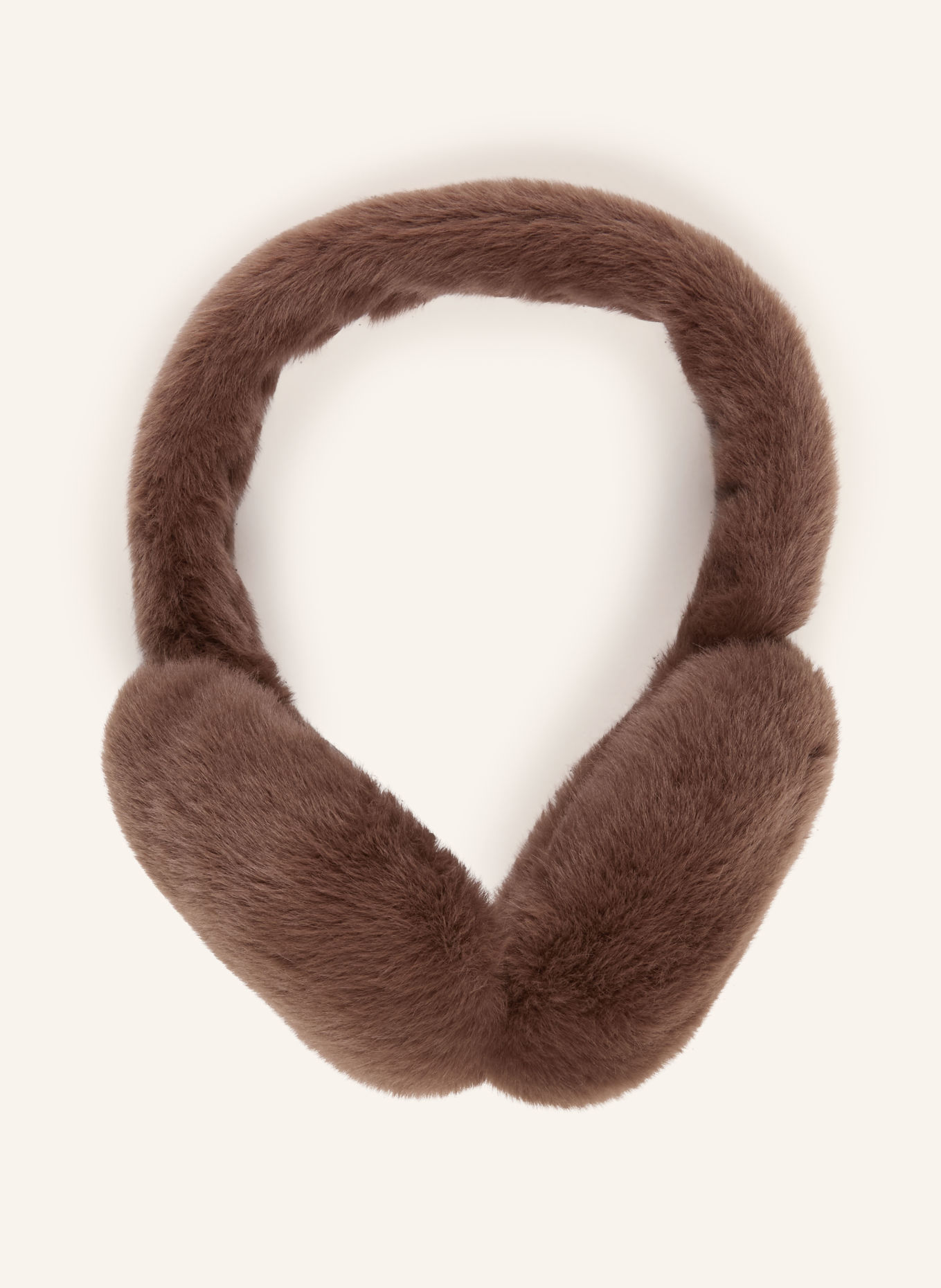 monari Oorwarmers van kunstbont: MARRON FONCÉ