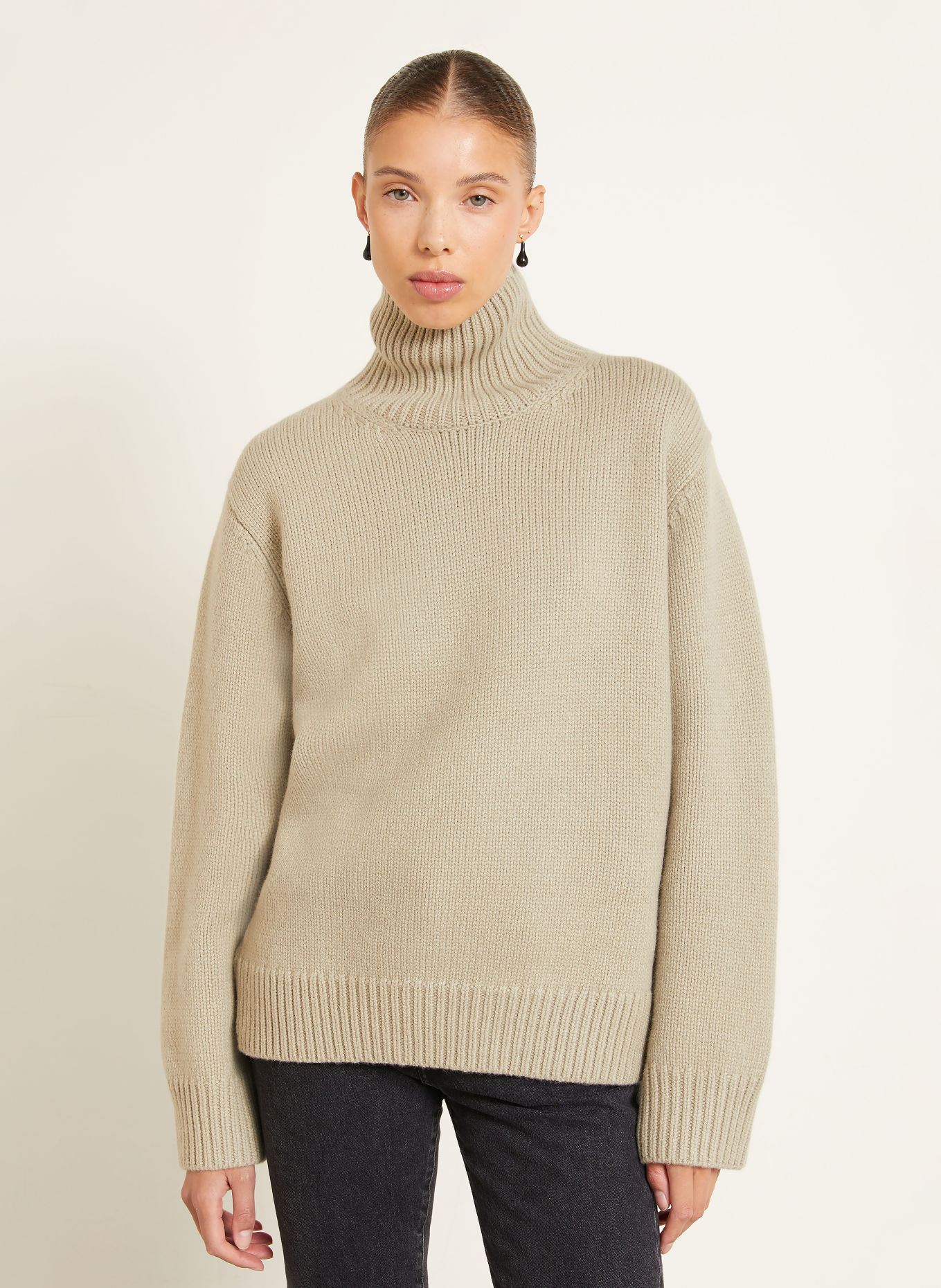 TOTEME Oversized Sweaters: LIGHT GREEN