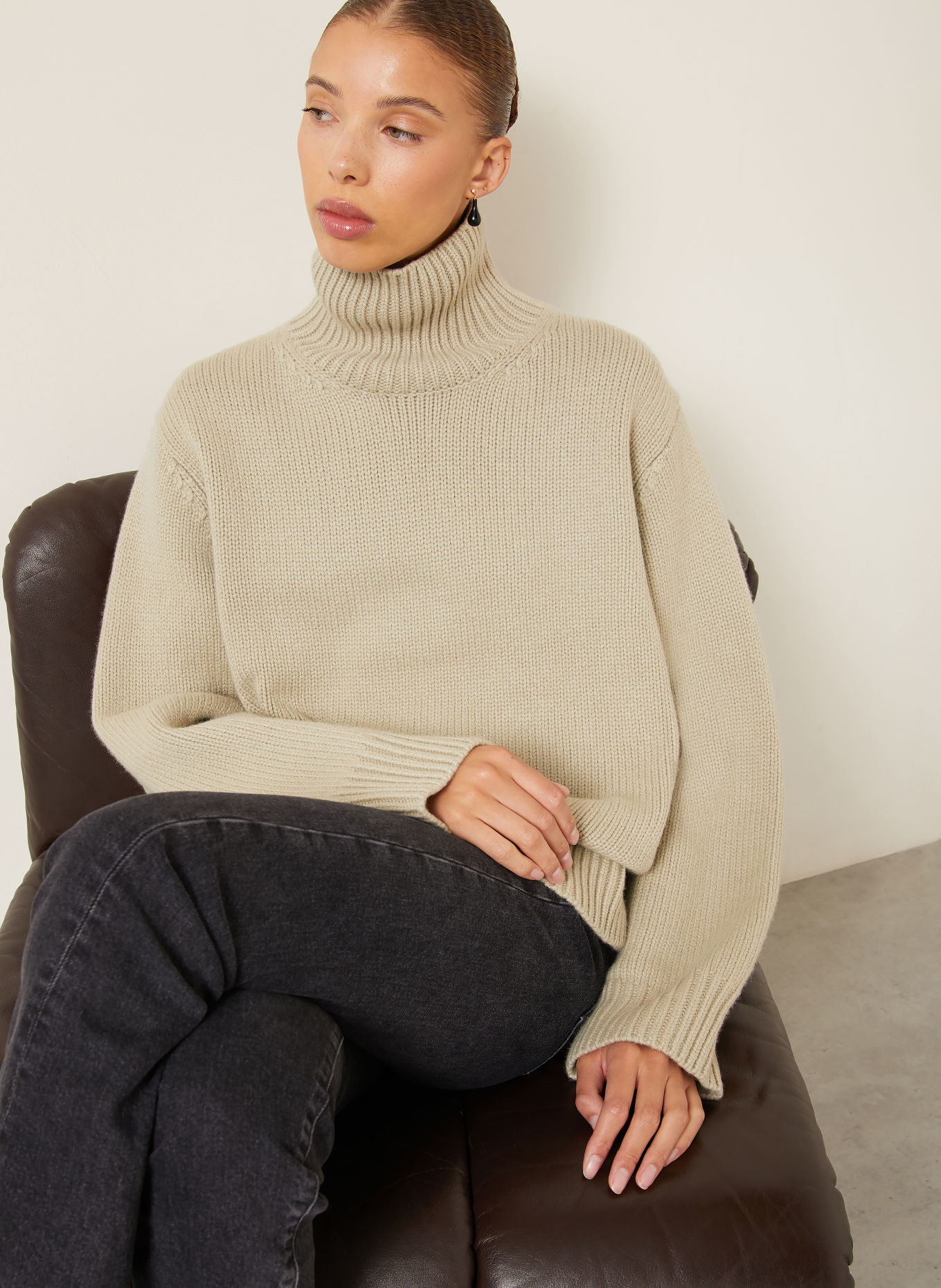 TOTEME Oversized Sweaters: LIGHT GREEN