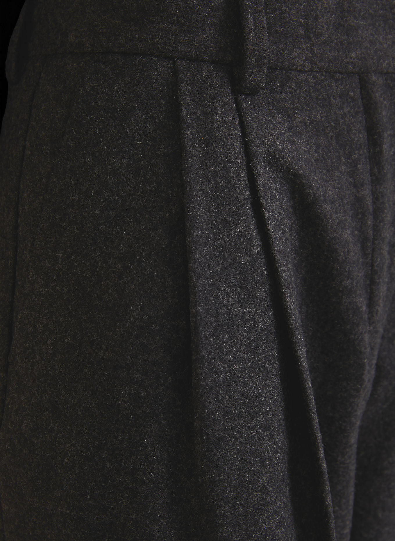 TOTEME Wide-leg trousers: DARK GRAY