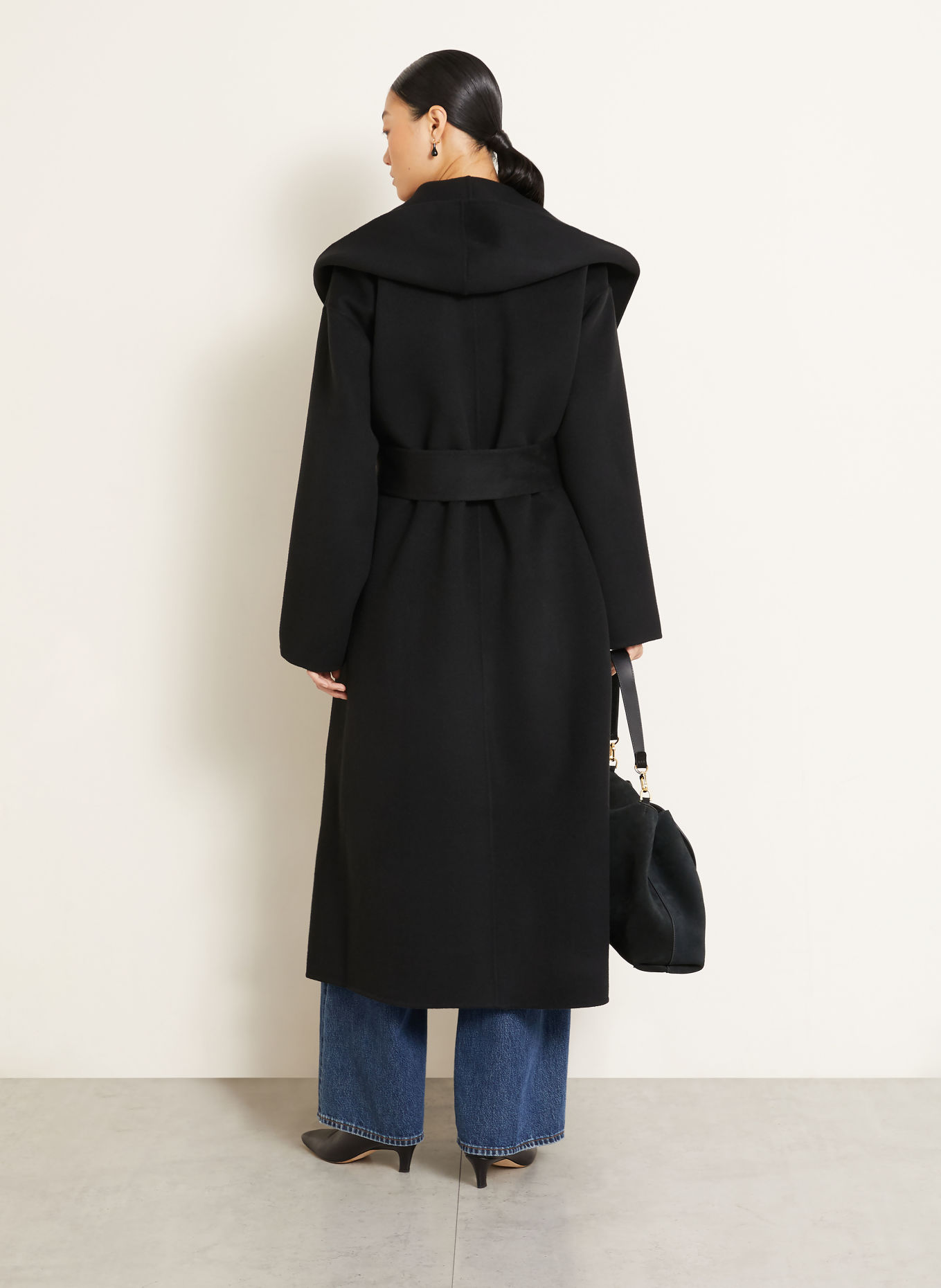 TOTEME Wool coat: BLACK