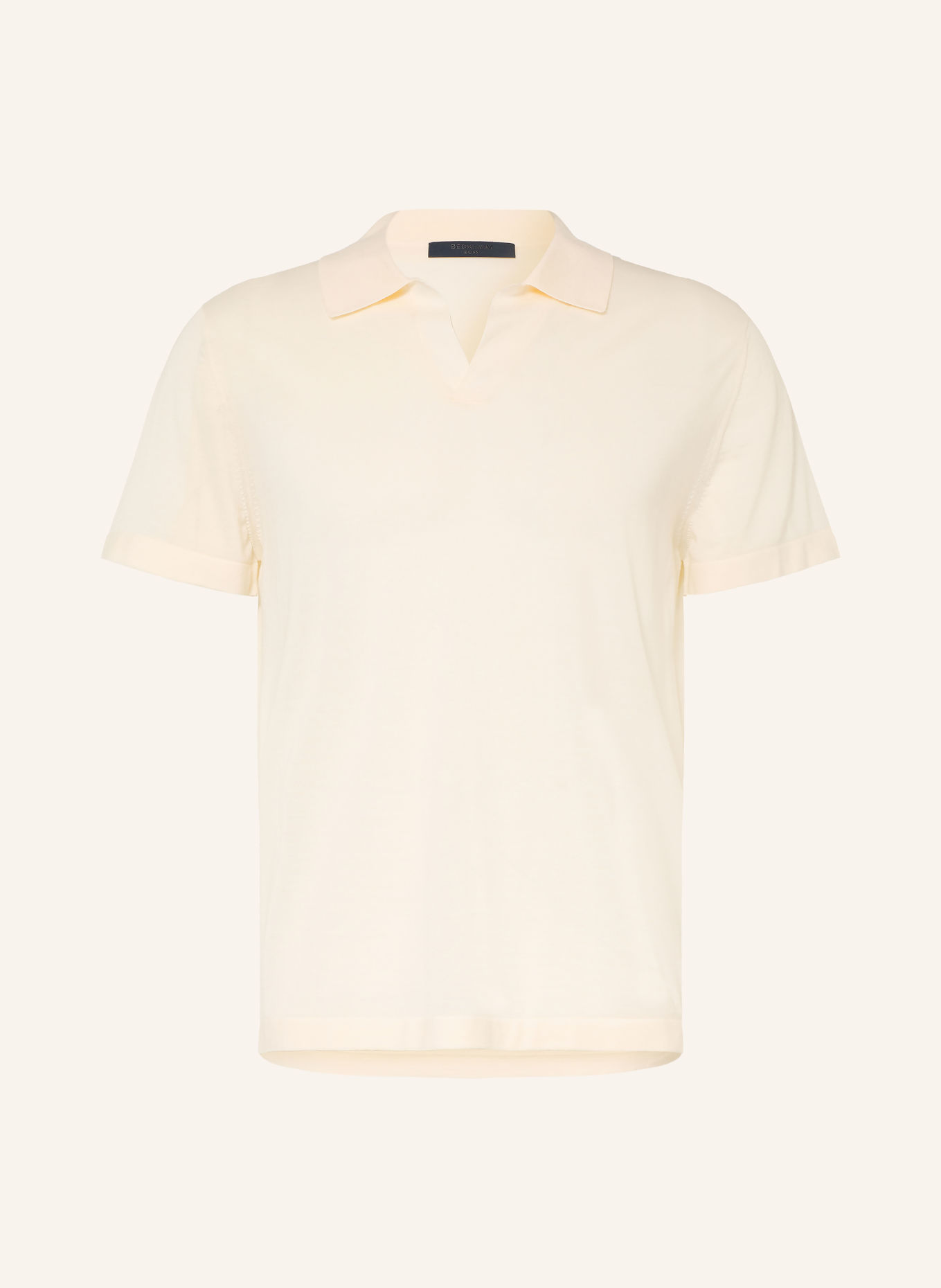 BOSS Tricou polo tricotat NIRO, croială regulară: CREM