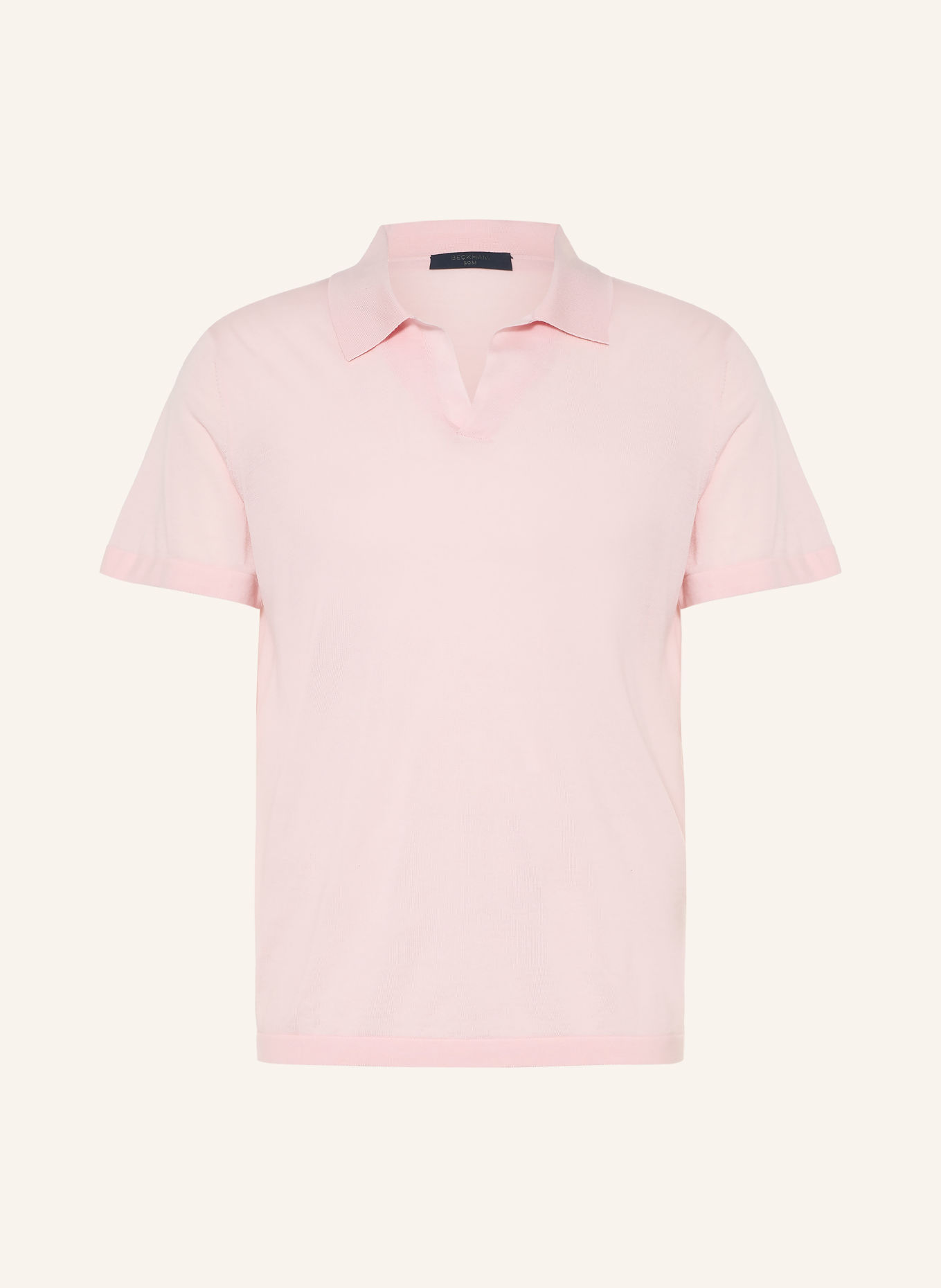 BOSS Strick-Poloshirt NIRO Regular Fit: HELLROSA