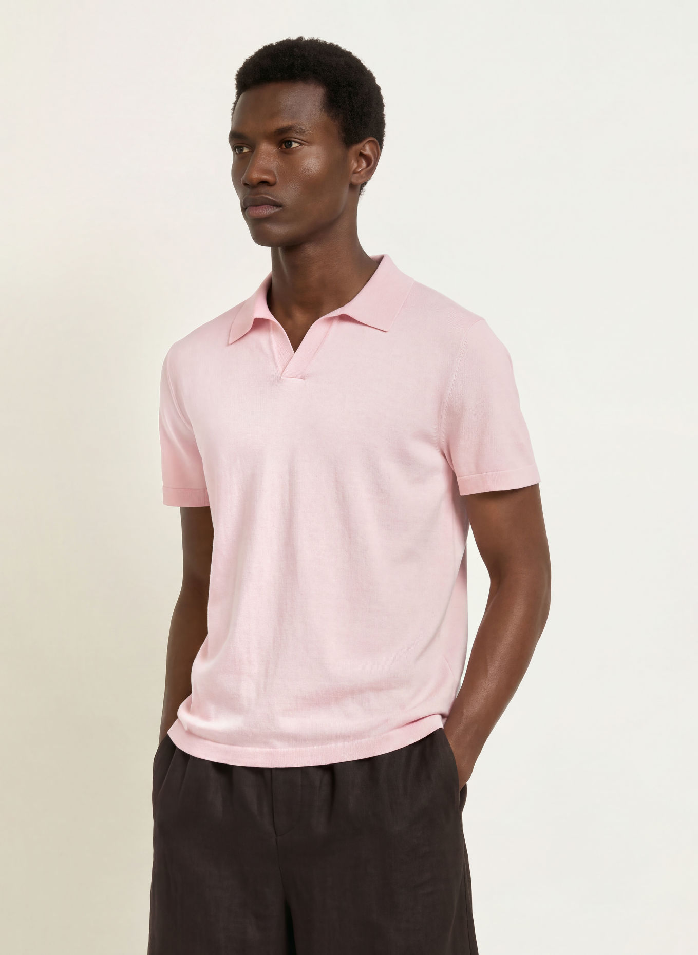 BOSS Strick-Poloshirt NIRO Regular Fit: HELLROSA