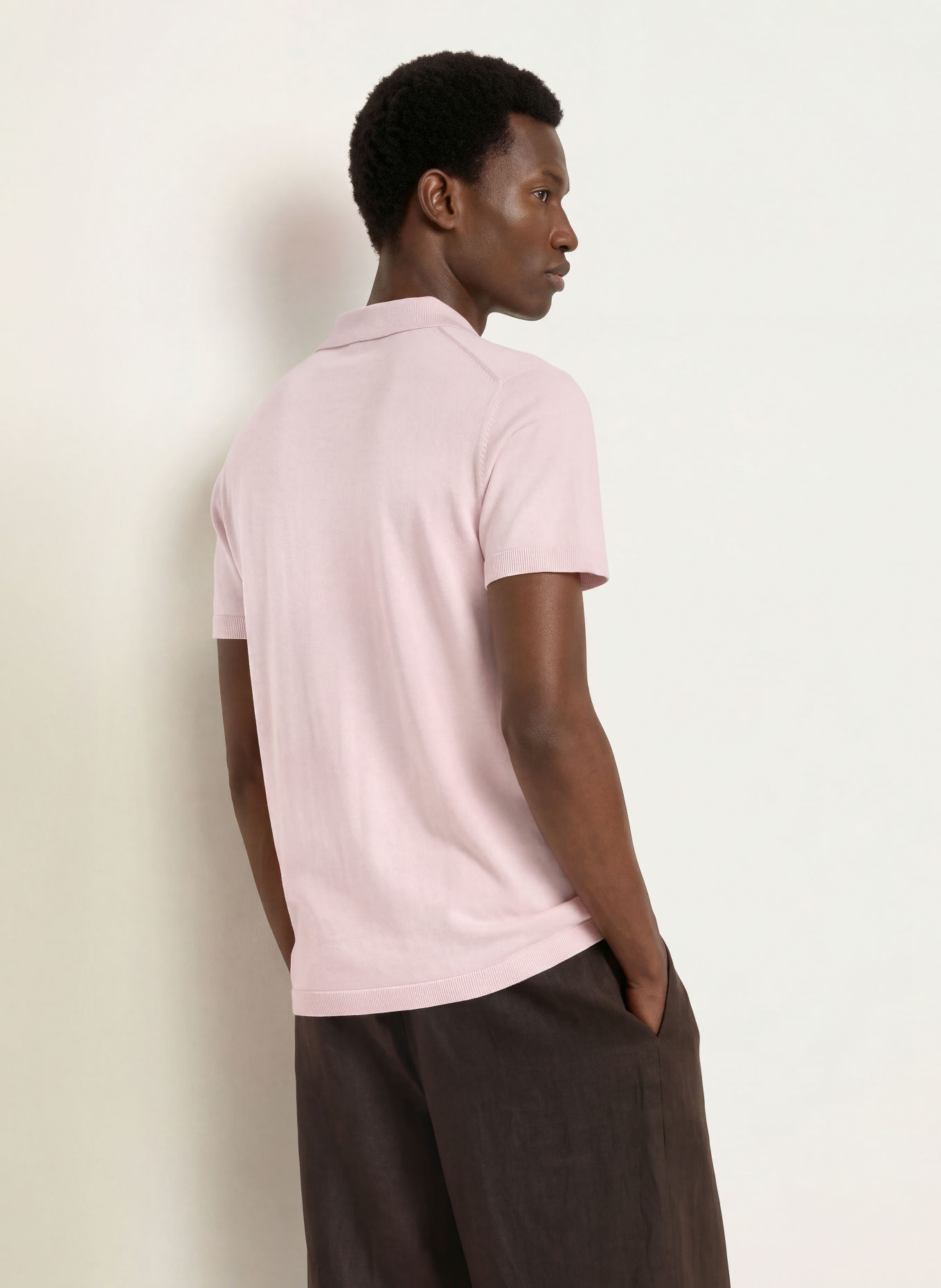 BOSS Strick-Poloshirt NIRO Regular Fit: HELLROSA