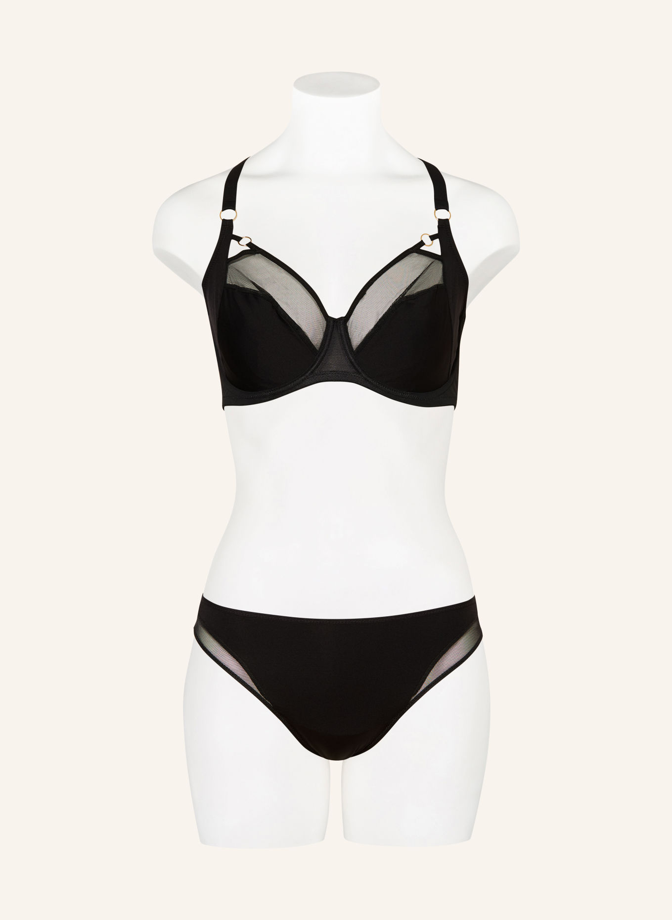 PrimaDonna TWIST SHEARY-slip met uitsnijding: ZWART