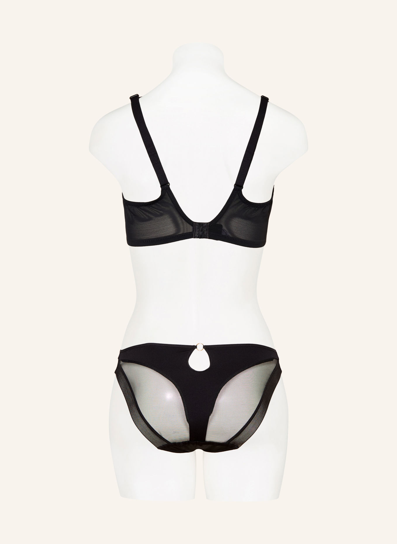 PrimaDonna TWIST SHEARY-slip met uitsnijding: ZWART