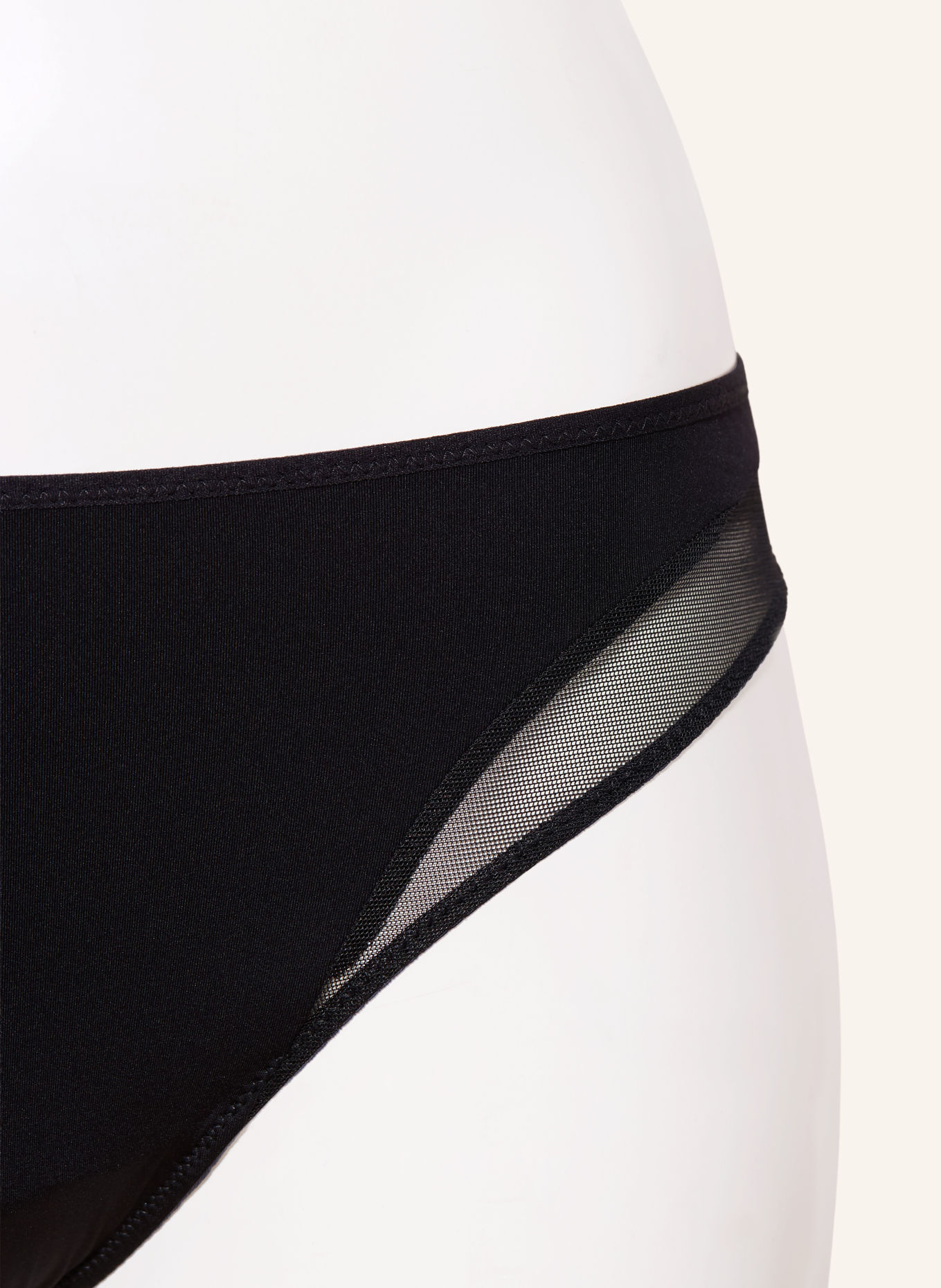 PrimaDonna TWIST SHEARY-slip met uitsnijding: ZWART