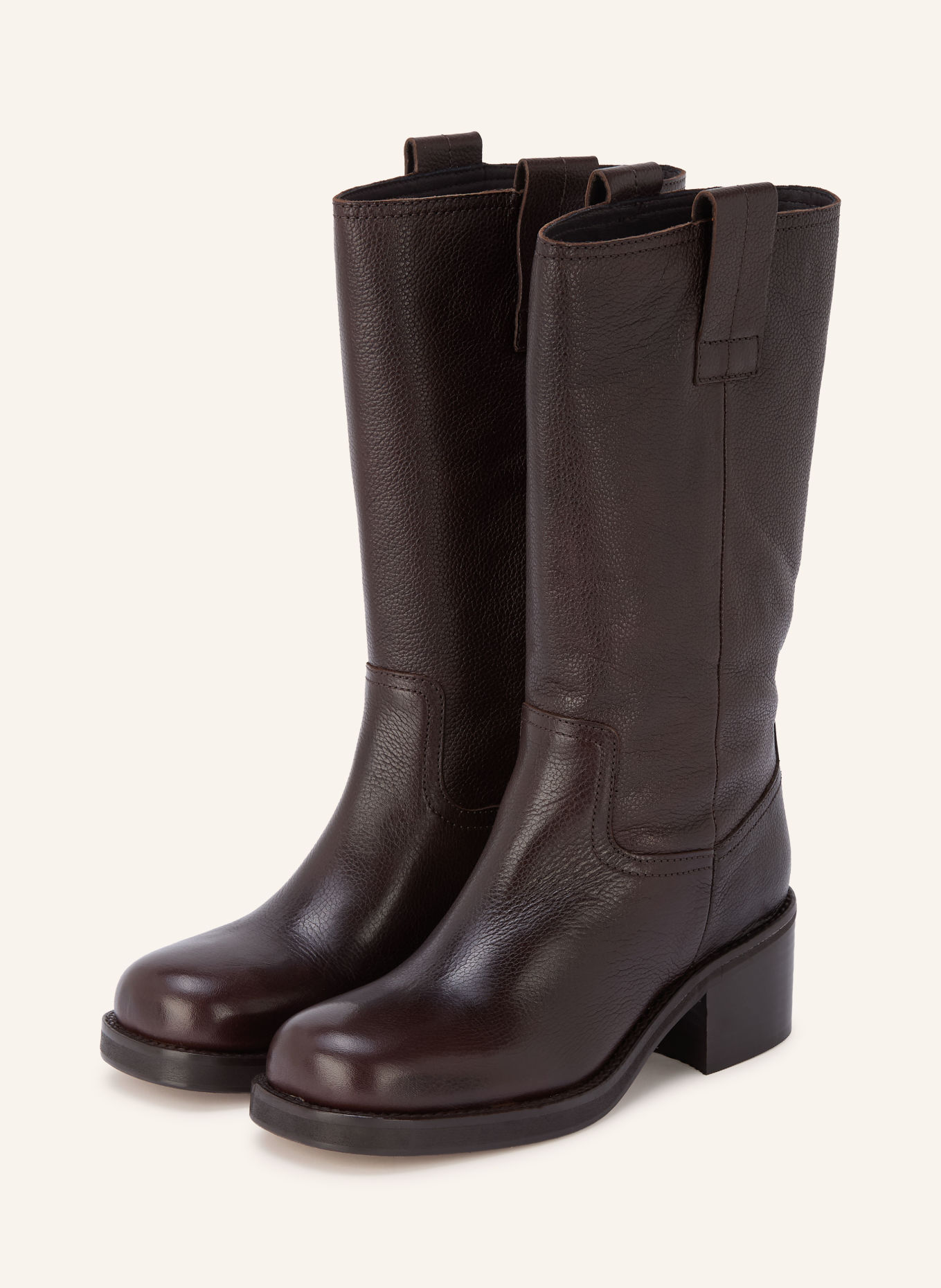 JONAK Bottes BICHETTE: MARRON FONCÉ