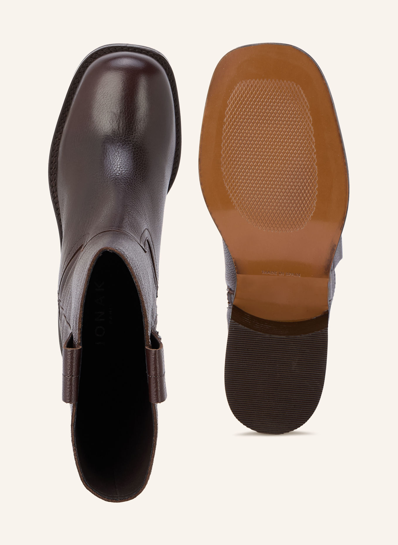 JONAK Bottes BICHETTE: MARRON FONCÉ
