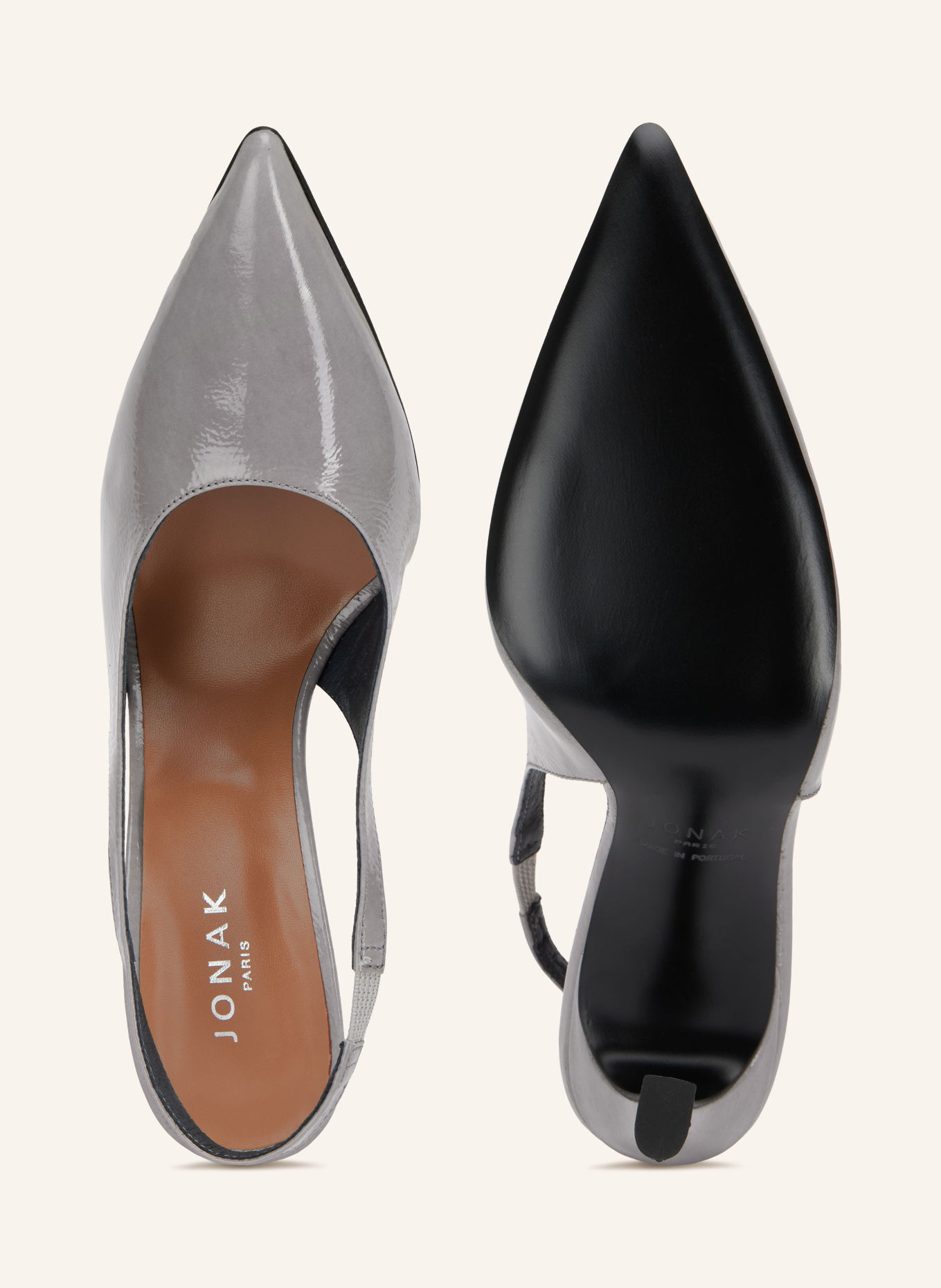 JONAK Slingpumps DARMA: ŠEDÁ
