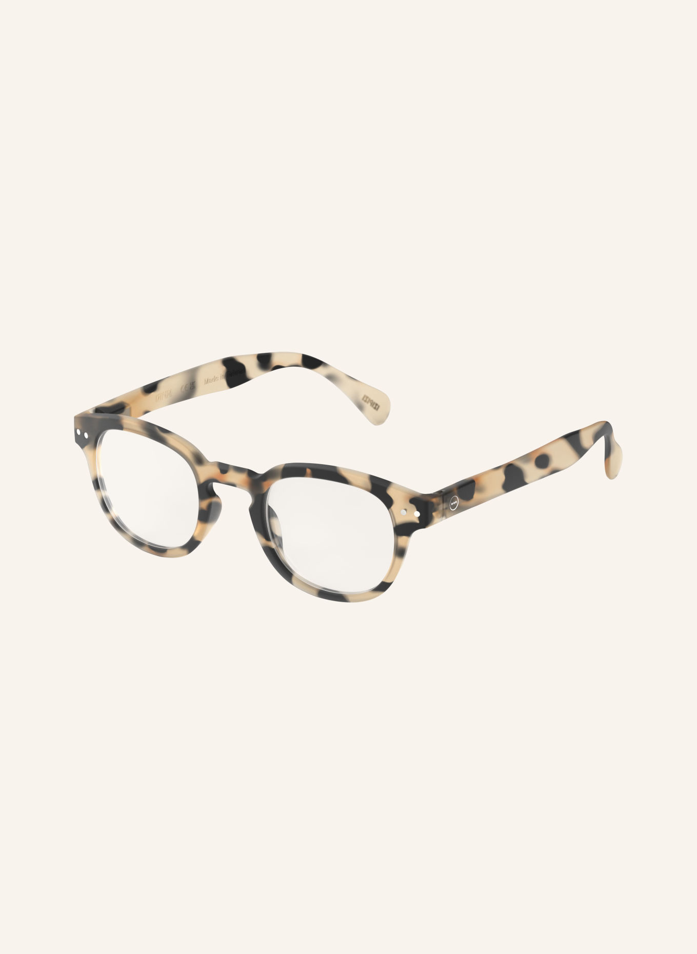 IZIPIZI Okulary do czytania #C: HAVANA JASNA/ PRZEZROCZYSTA