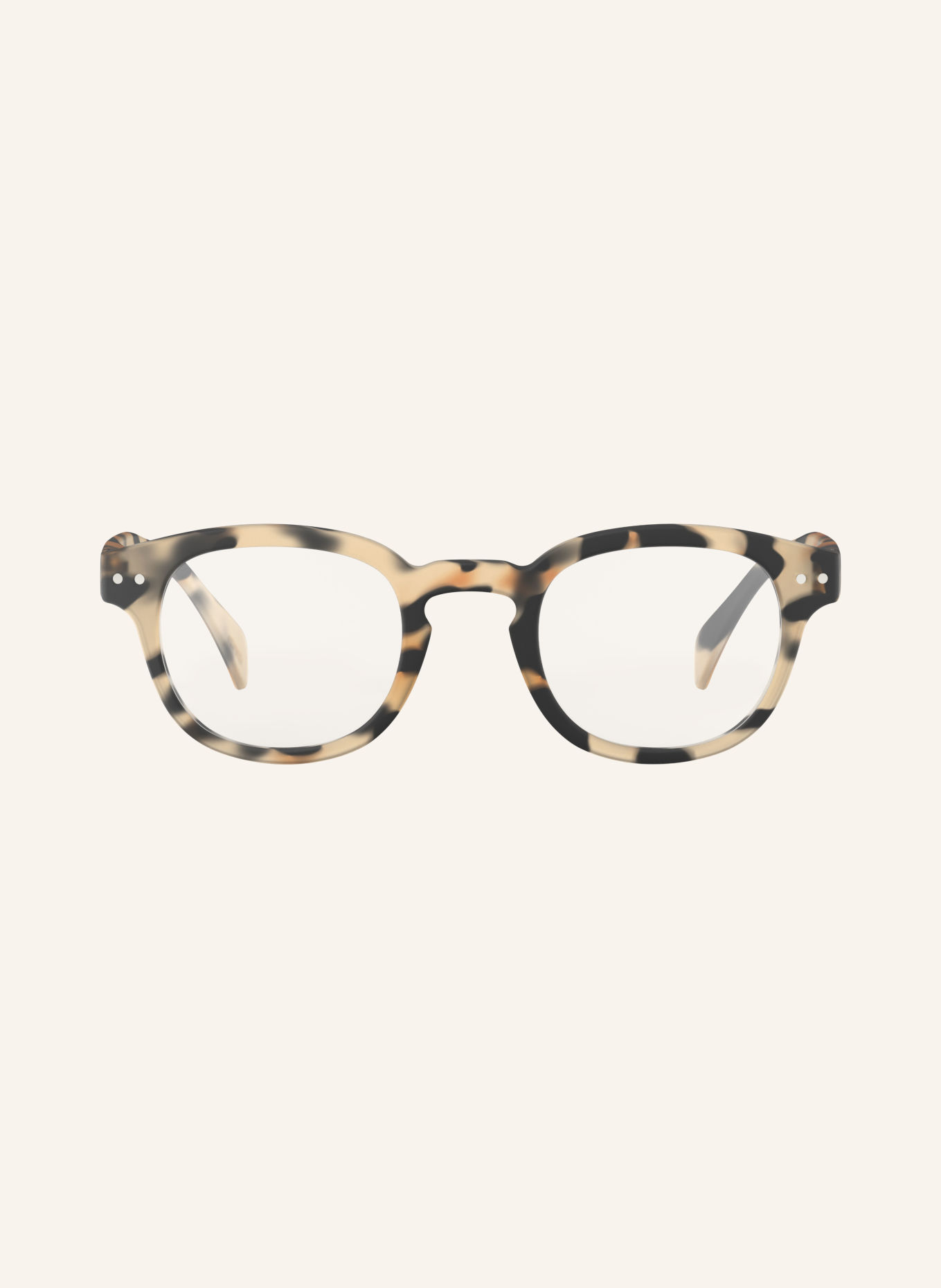 IZIPIZI Okulary do czytania #C: HAVANA JASNA/ PRZEZROCZYSTA