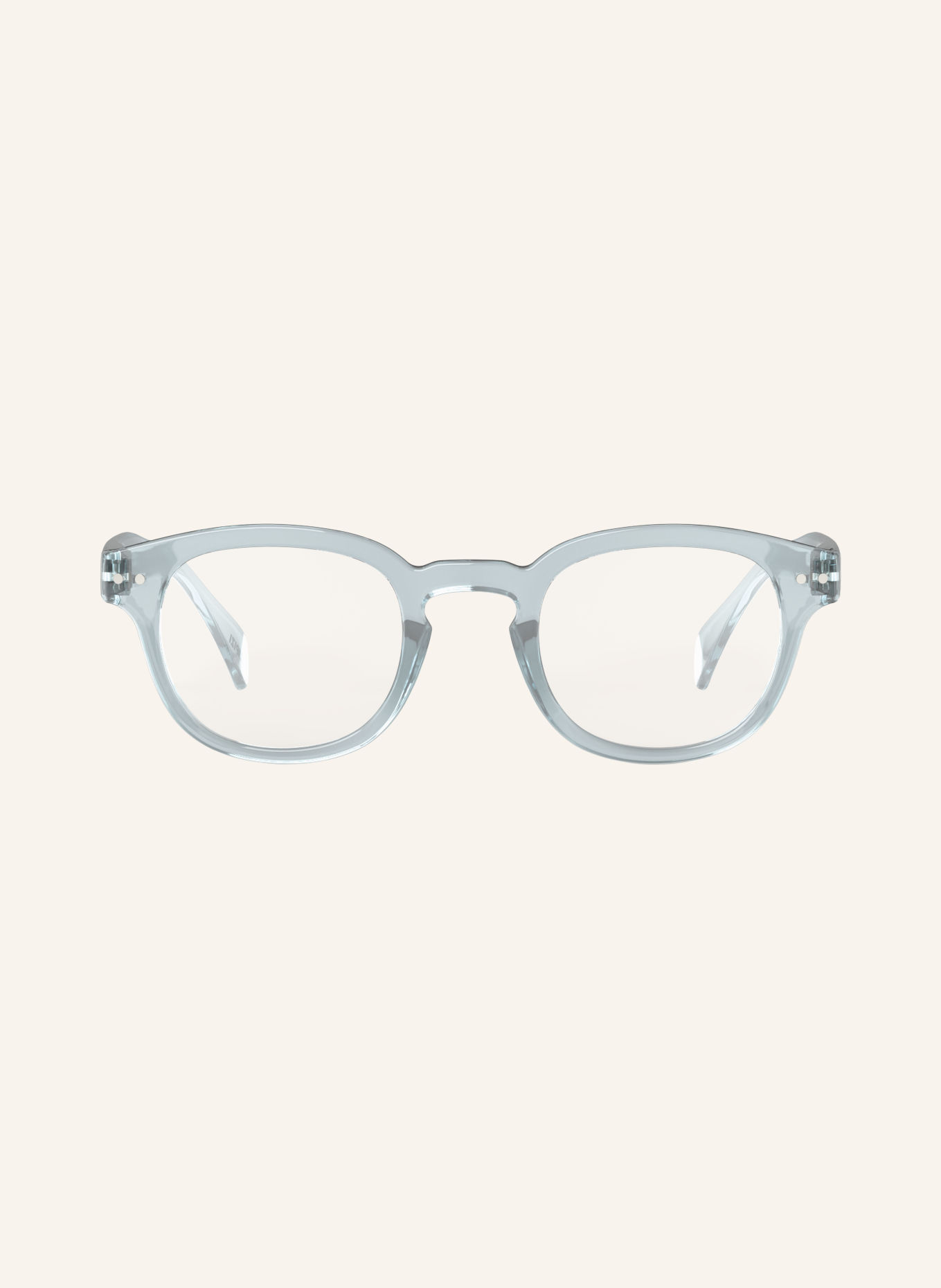 IZIPIZI Okulary do czytania #C: NIEBIESKI/ PRZEZROCZYSTY