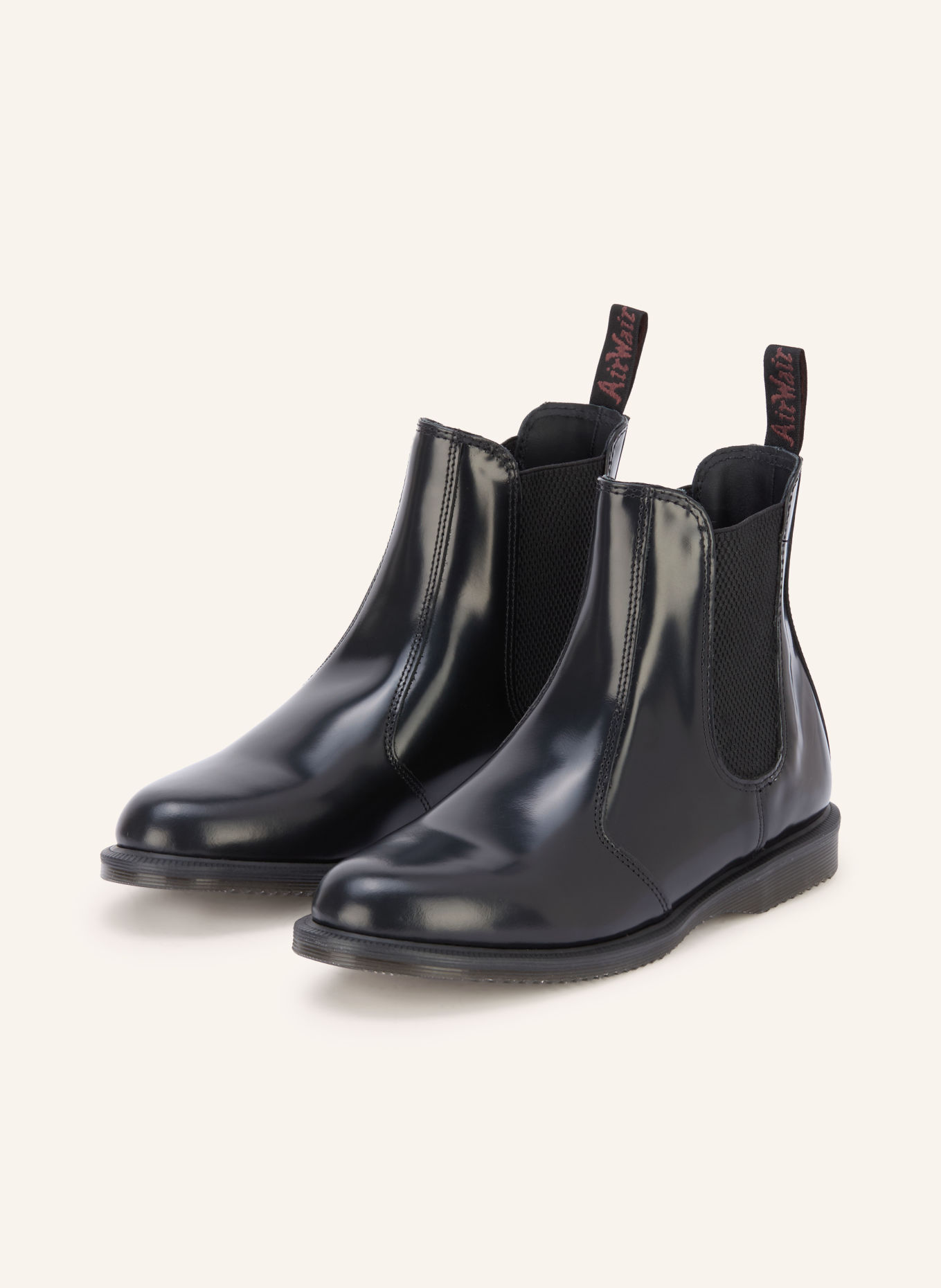 Dr. Martens Bottines Chelsea FLORA: NOIR
