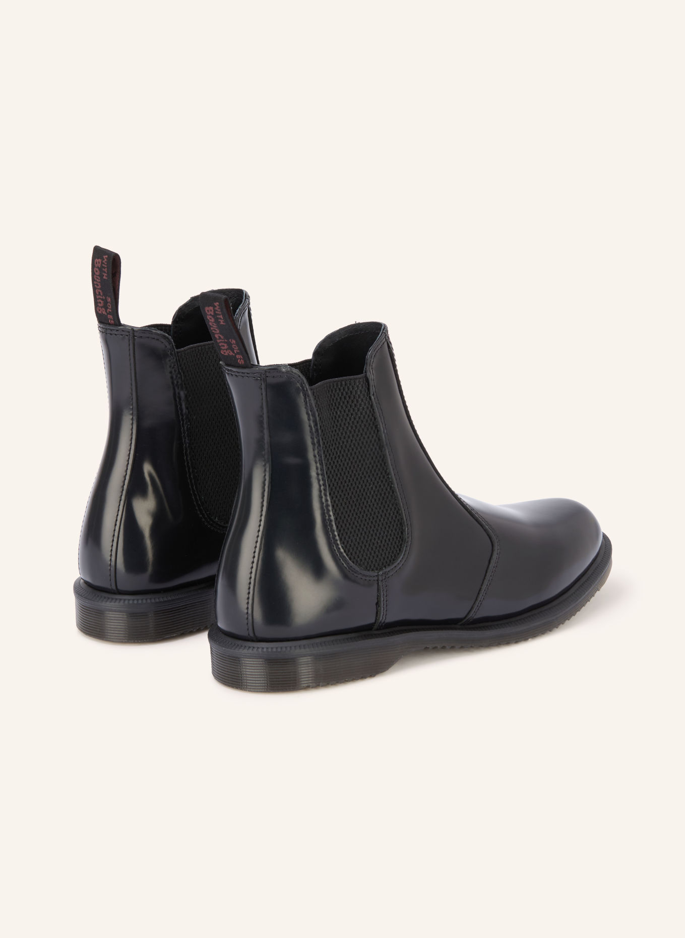 Dr. Martens Bottines Chelsea FLORA: NOIR