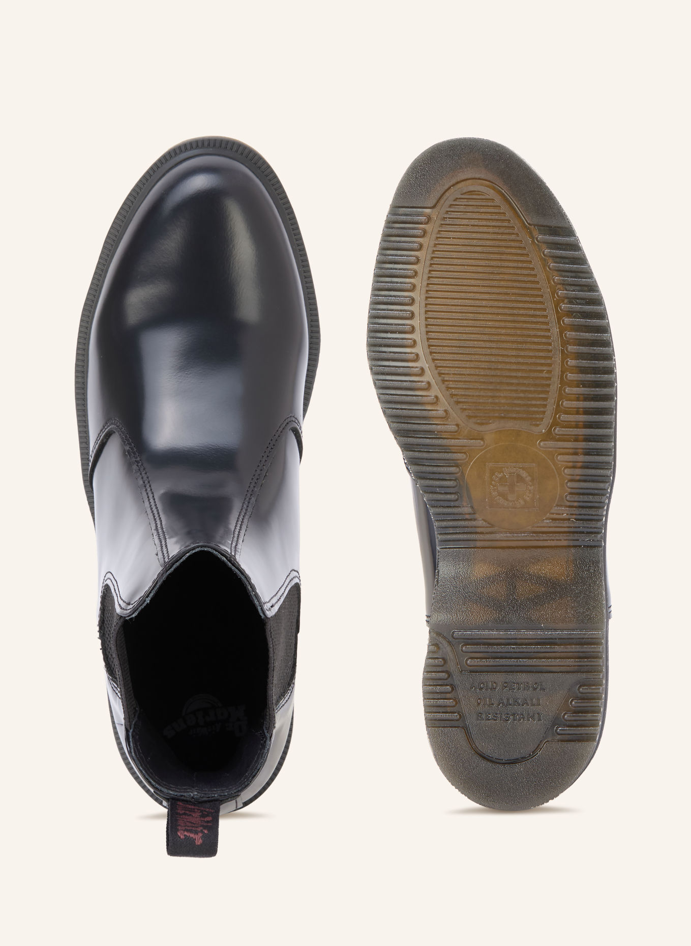 Dr. Martens Bottines Chelsea FLORA: NOIR