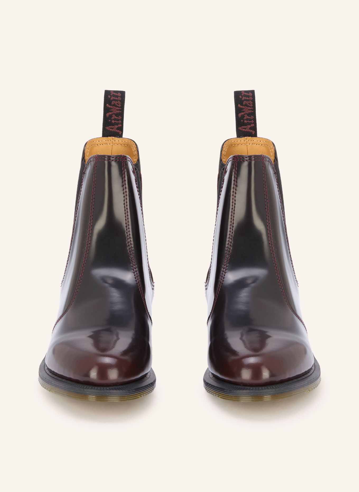 Dr. Martens Bottines Chelsea FLORA: ROUGE FONCÉ