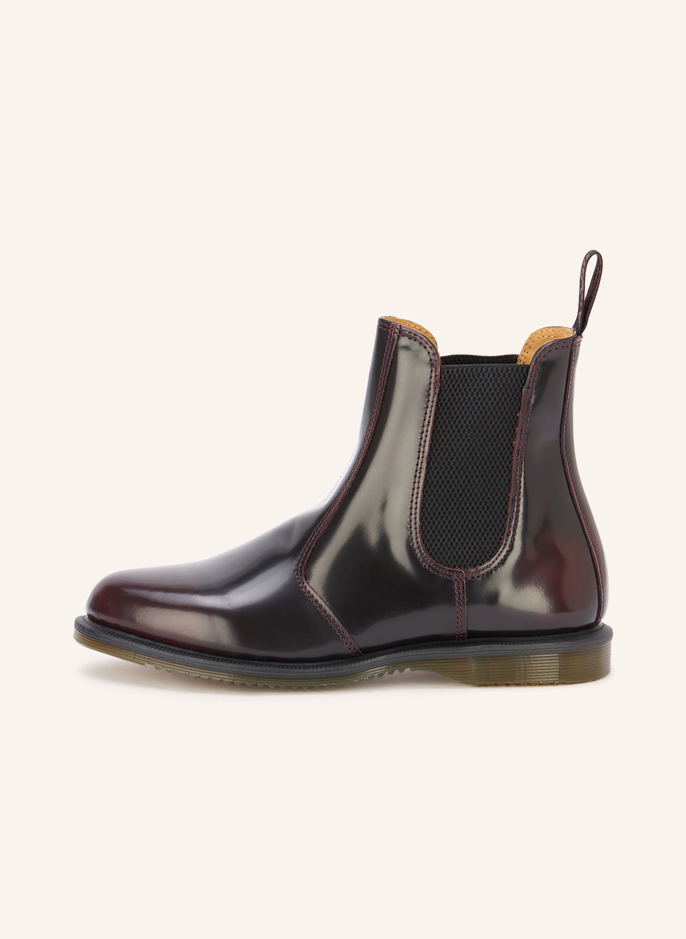 Dr. Martens Bottines Chelsea FLORA: ROUGE FONCÉ